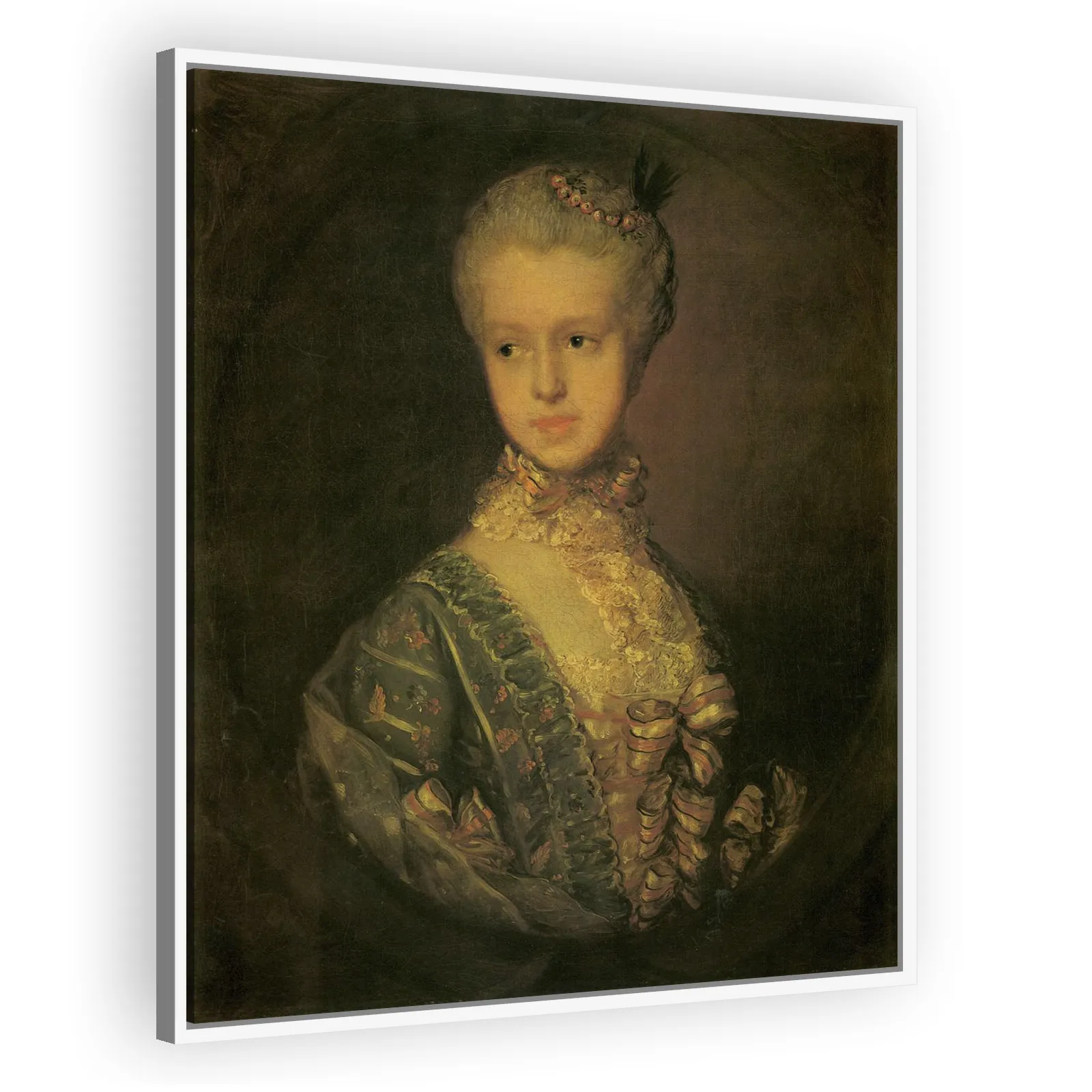Elizabeth Wrottesley, later Duchess of Grafton by Thomas Gainsborough - view 5 thumbnail