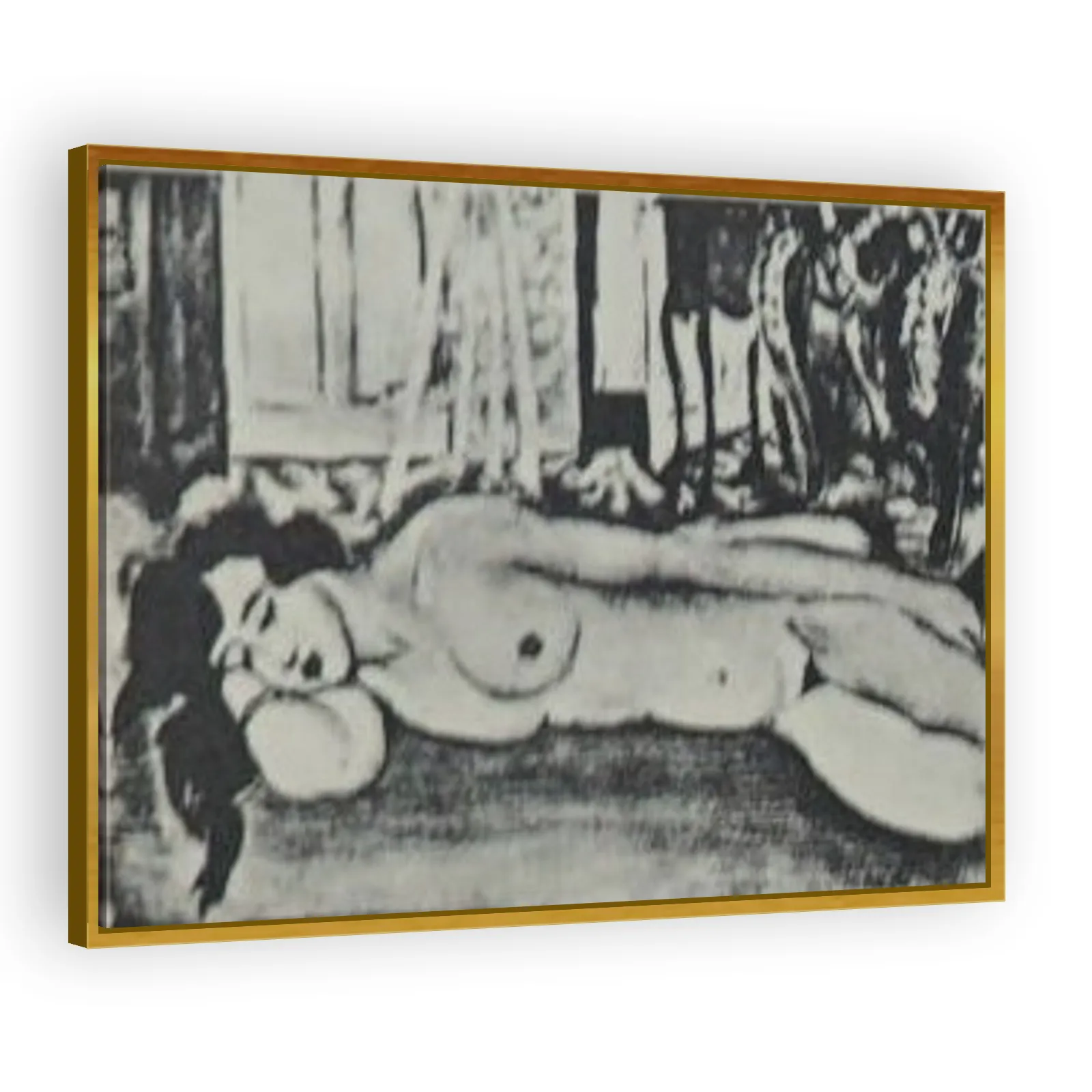 Reclining Nude on a Pink Couch by Henri Matisse - view 3 thumbnail