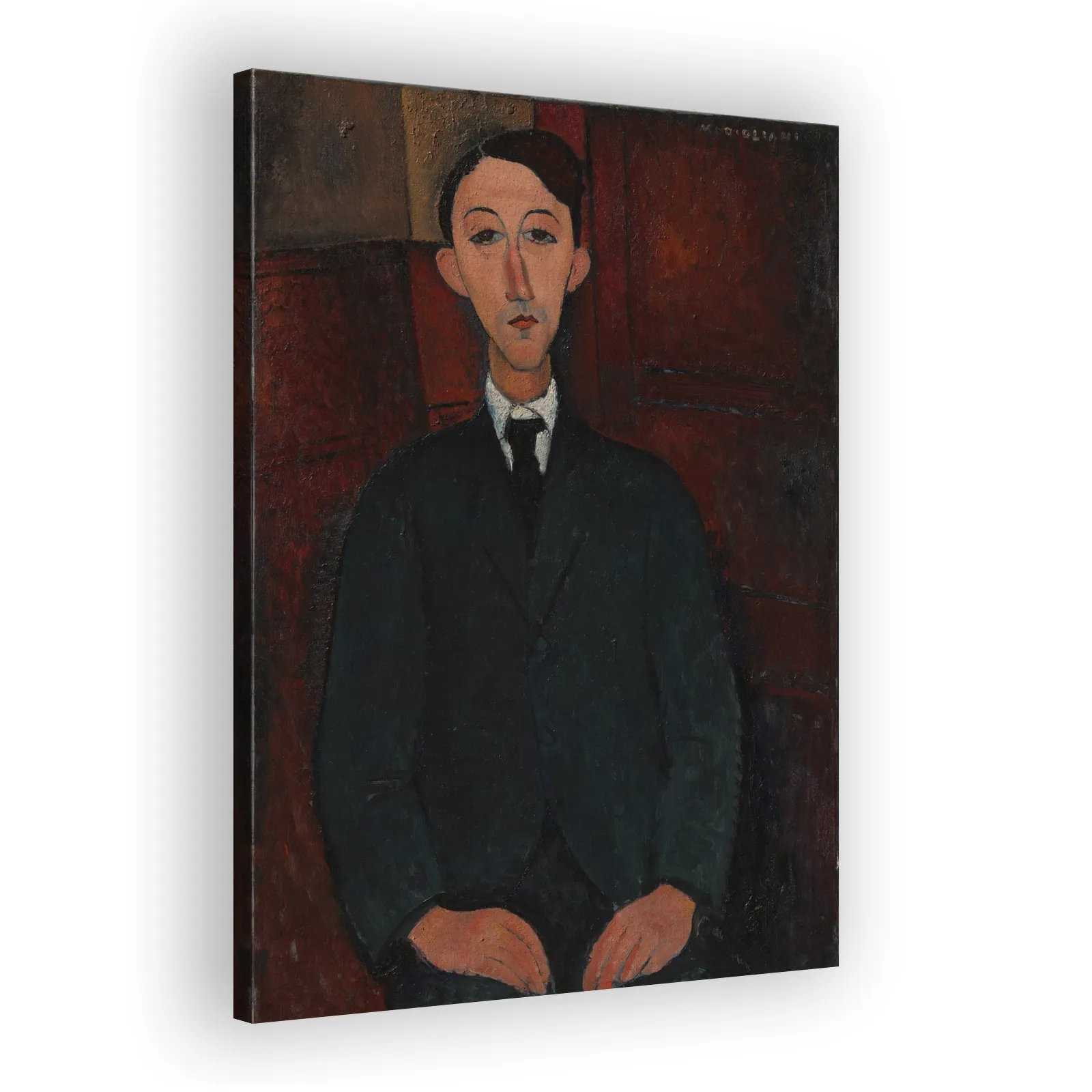 Portrait of Manuel Humbert by Amedeo Modigliani - view 2 thumbnail