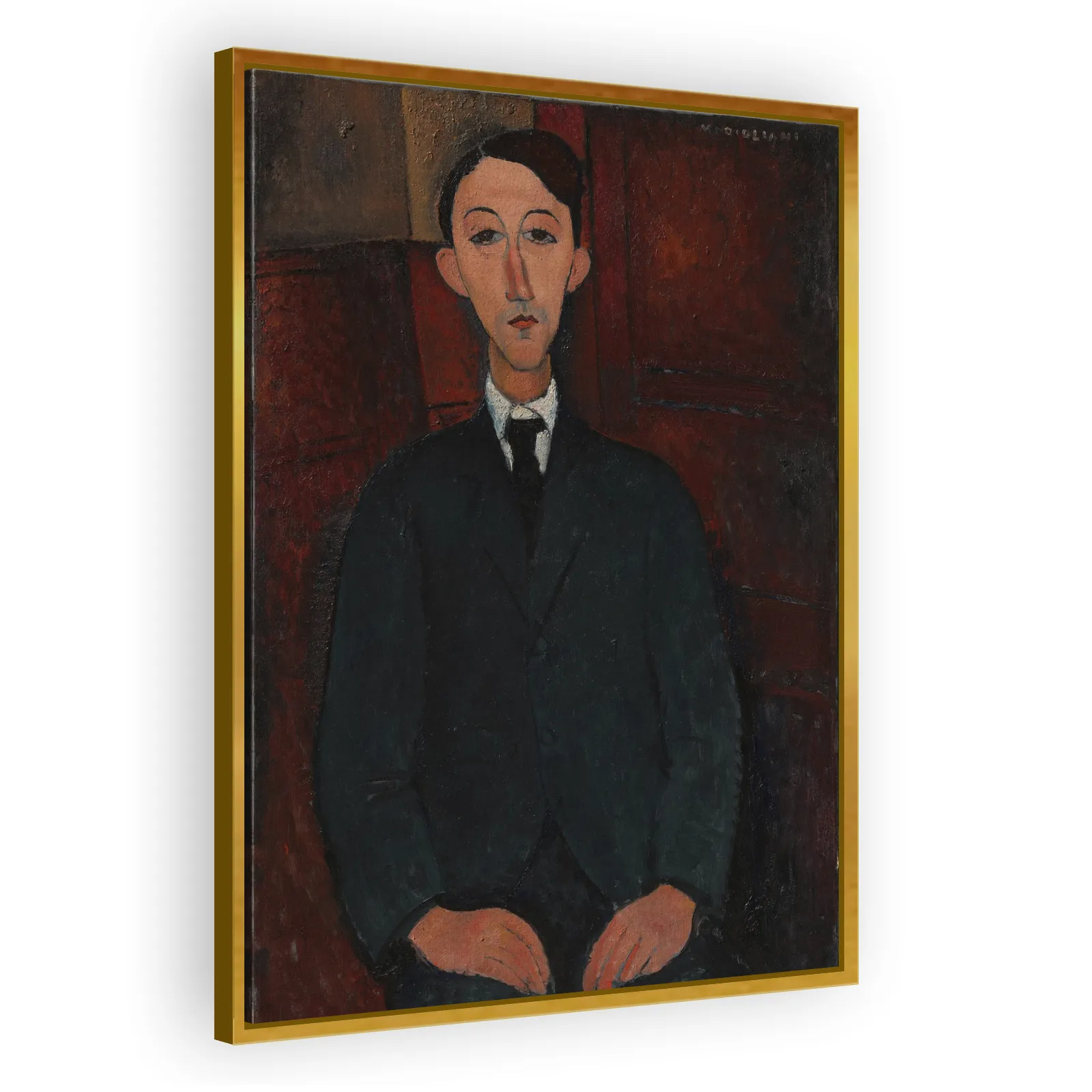 Portrait of Manuel Humbert by Amedeo Modigliani - view 3 thumbnail