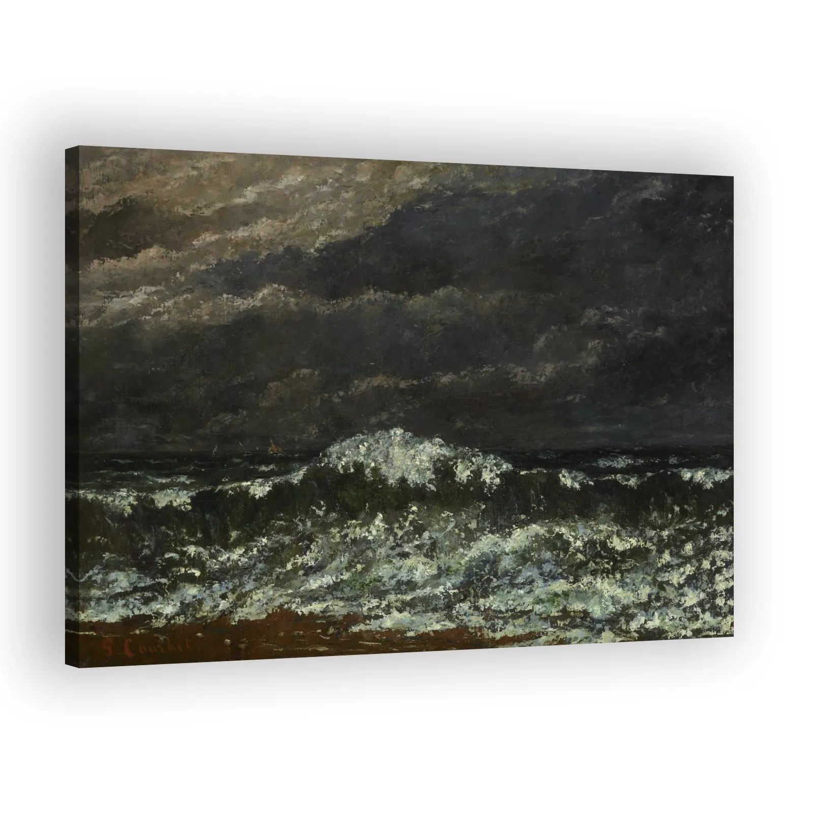 The Wave by Gustave Courbet - view 2 thumbnail
