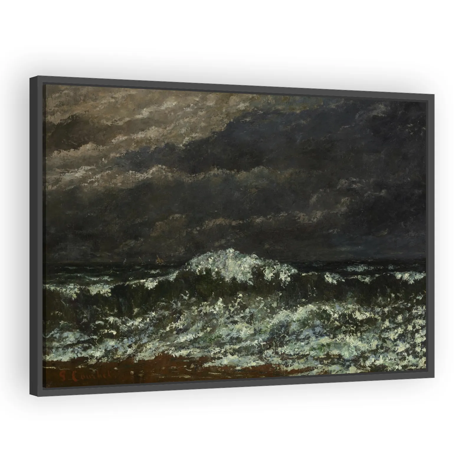 The Wave by Gustave Courbet