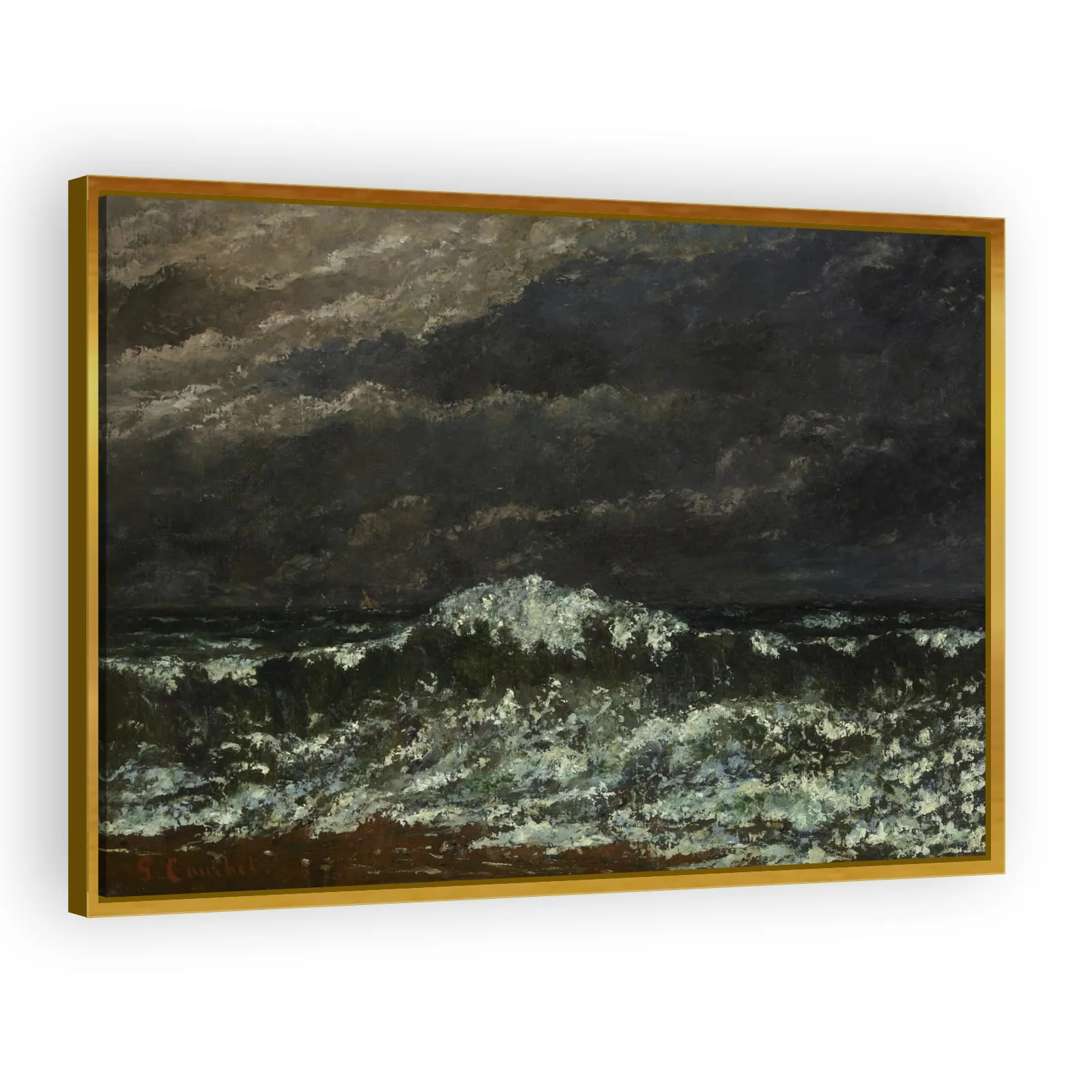 The Wave by Gustave Courbet - view 3 thumbnail