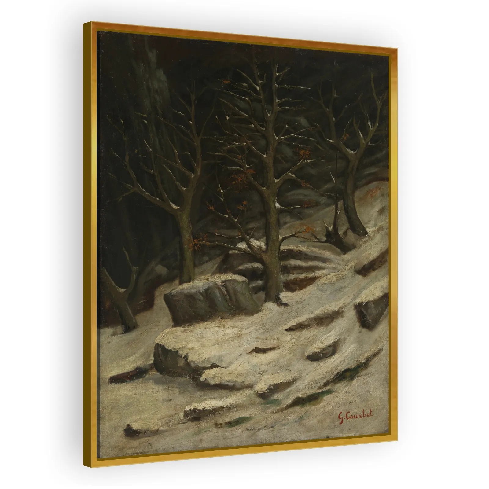 Winter by Gustave Courbet - view 3 thumbnail