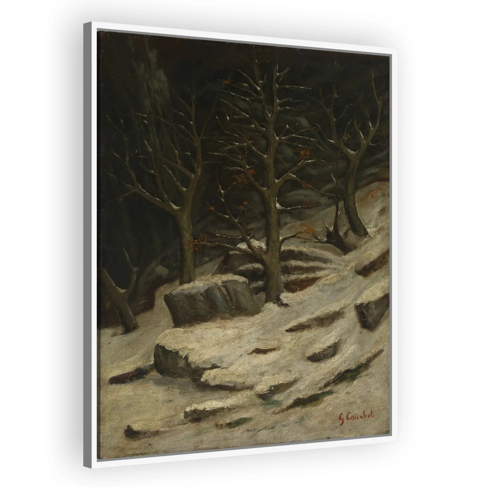 Winter by Gustave Courbet - view 5 thumbnail