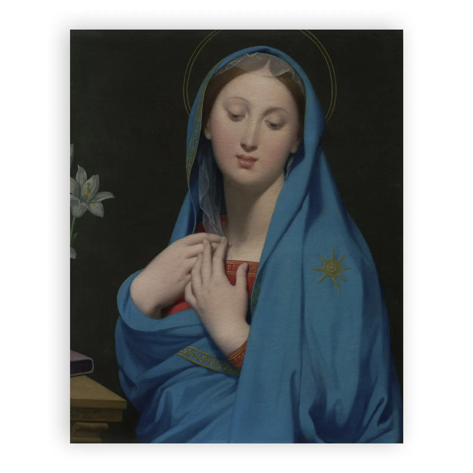 Virgin of the Adoption by Jean Auguste Dominique Ingres - view 6 thumbnail