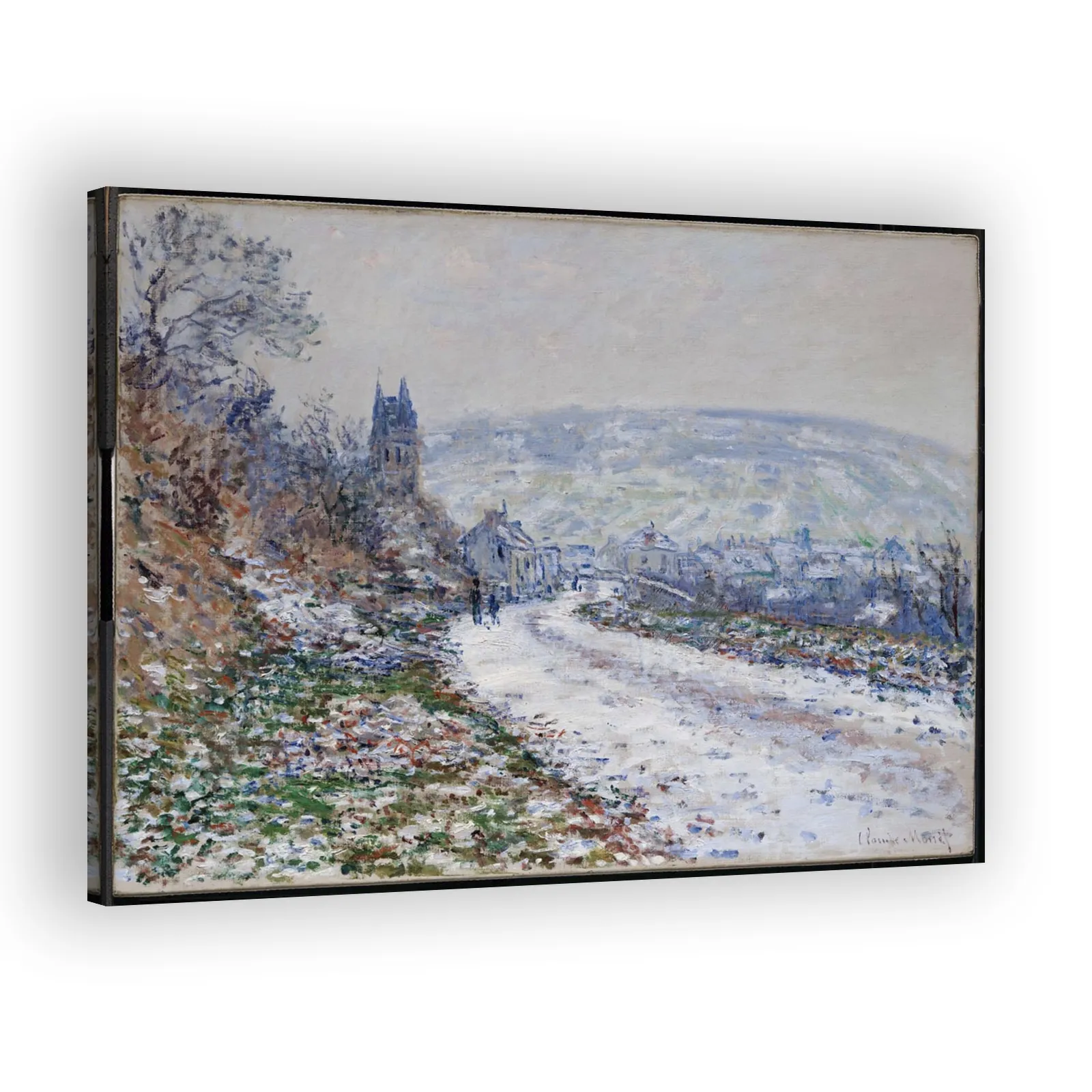 Entrance to the Village of Vétheuil in Winter by Claude Monet - view 2 thumbnail