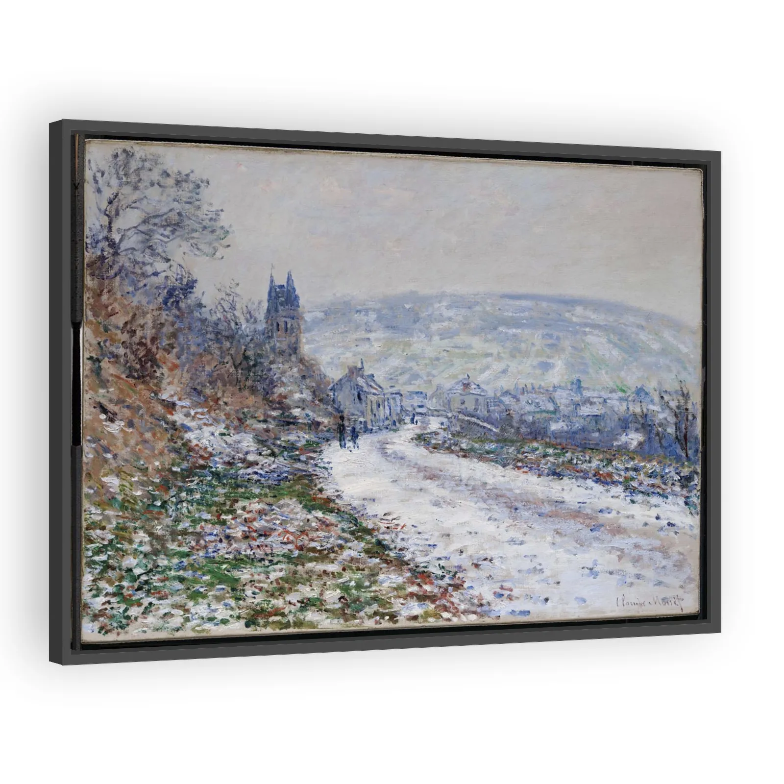 Entrance to the Village of Vétheuil in Winter by Claude Monet