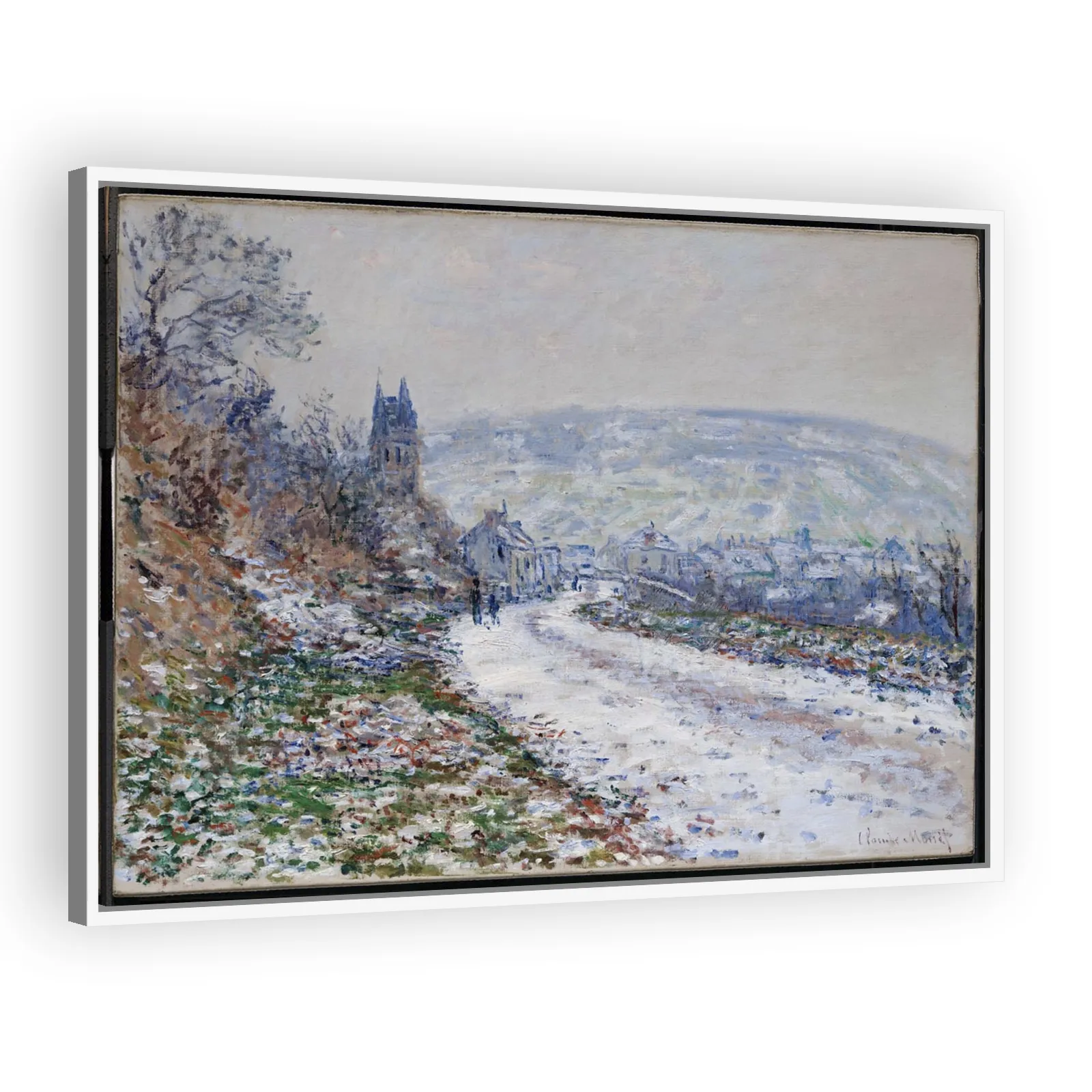 Entrance to the Village of Vétheuil in Winter by Claude Monet - view 5 thumbnail