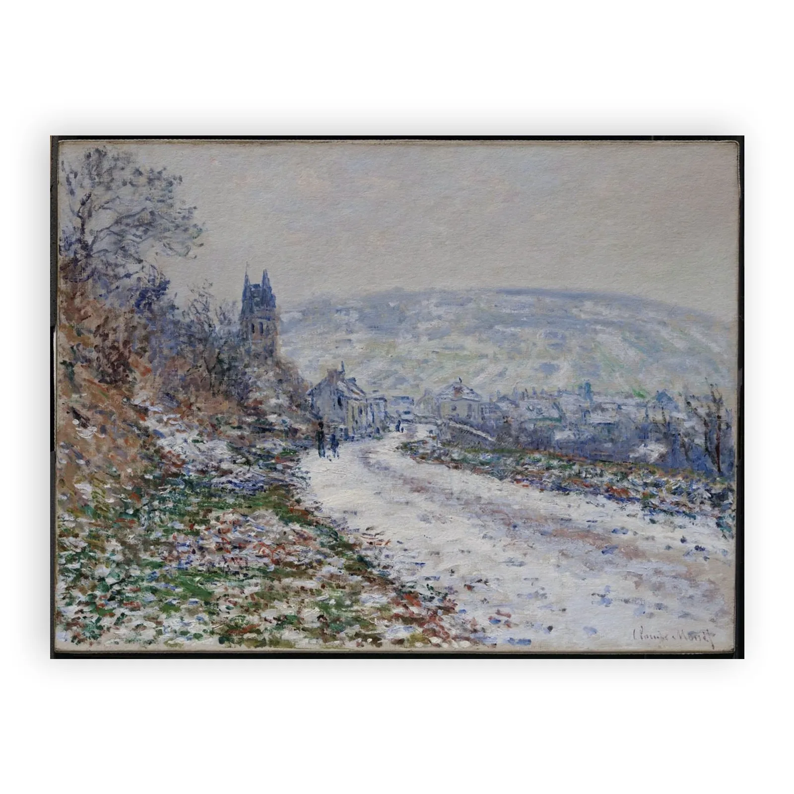 Entrance to the Village of Vétheuil in Winter by Claude Monet - view 6 thumbnail
