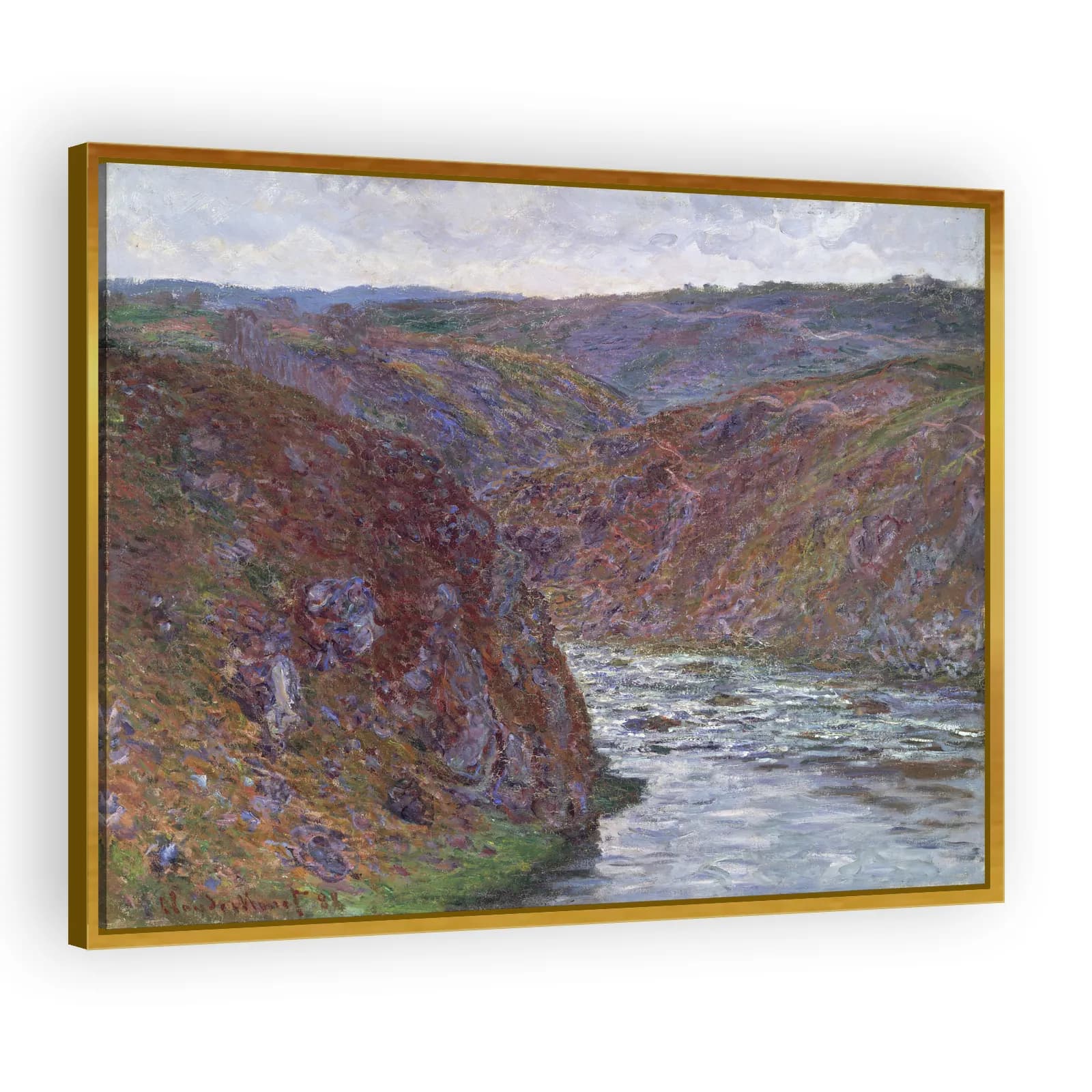 Valley of the Creuse (Gray Day) by Claude Monet - view 3 thumbnail