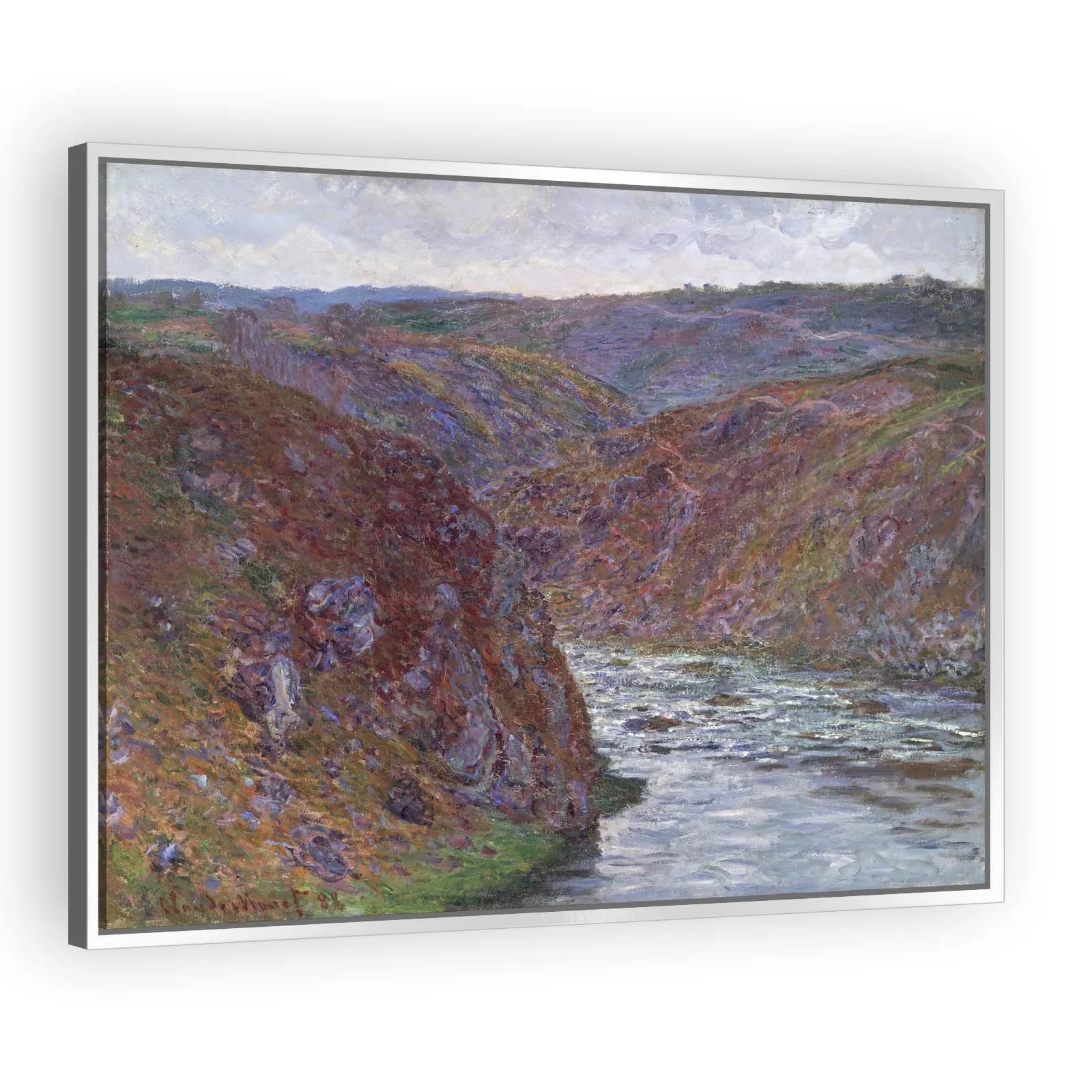 Valley of the Creuse (Gray Day) by Claude Monet - view 4 thumbnail