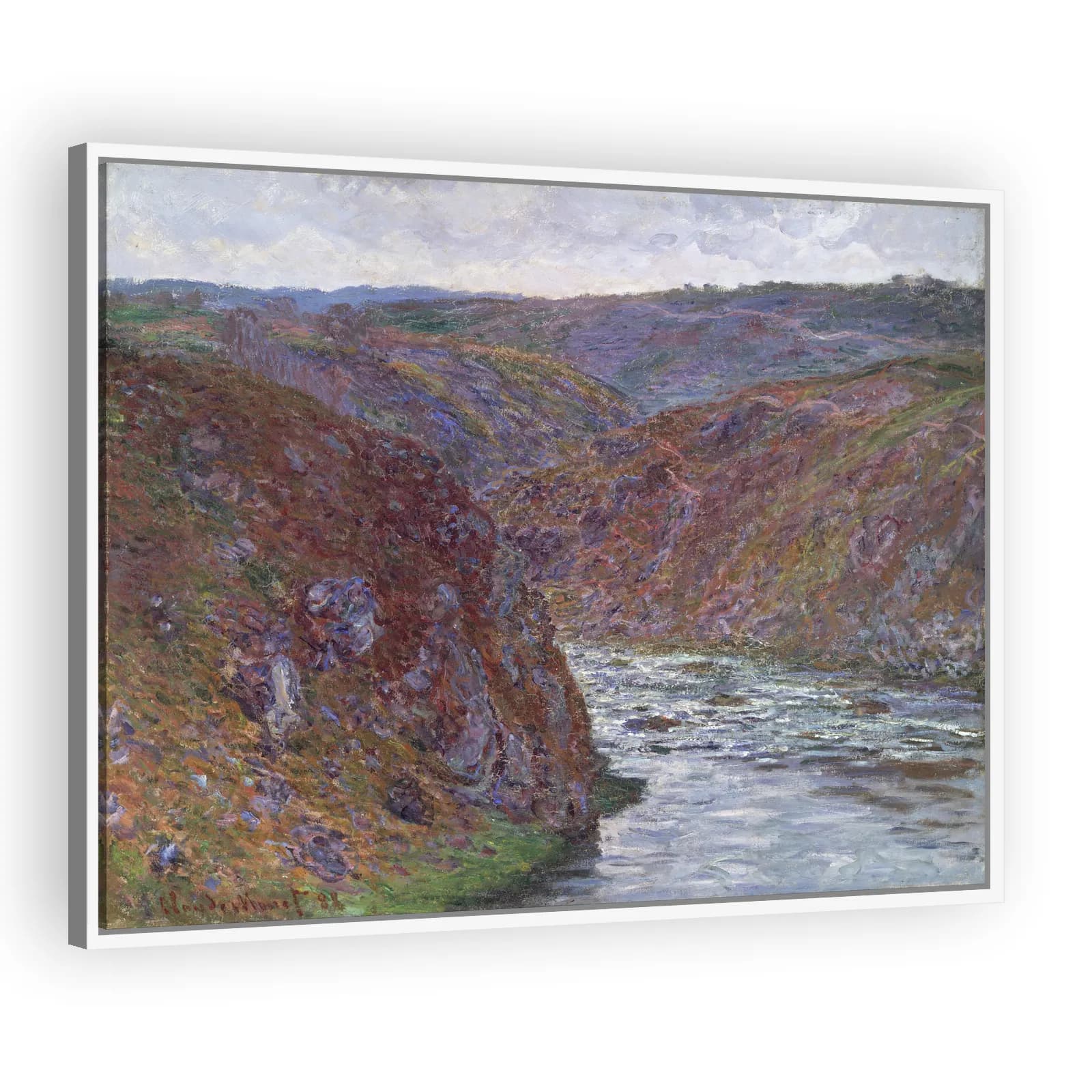 Valley of the Creuse (Gray Day) by Claude Monet - view 5 thumbnail