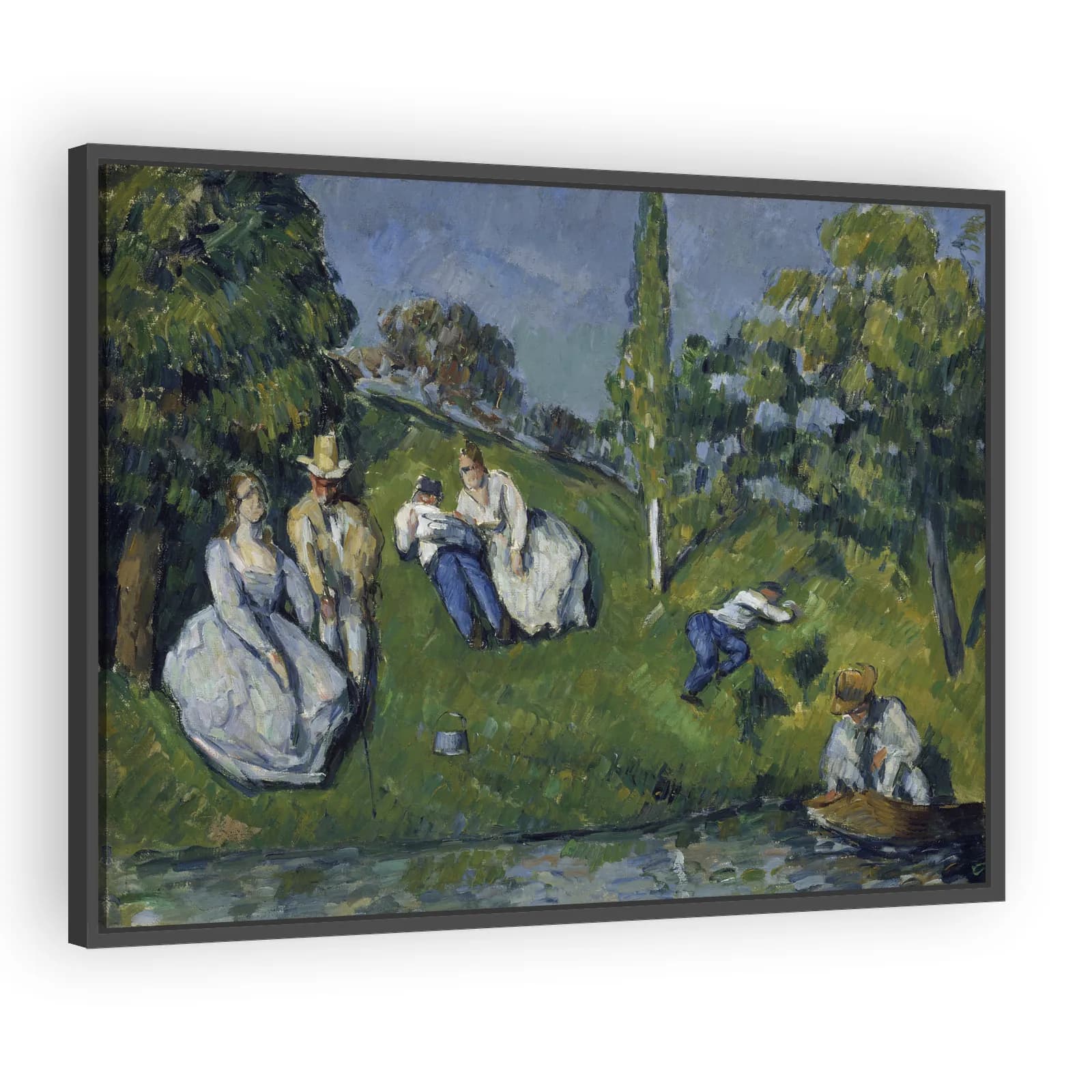 The Pond by Paul Cezanne