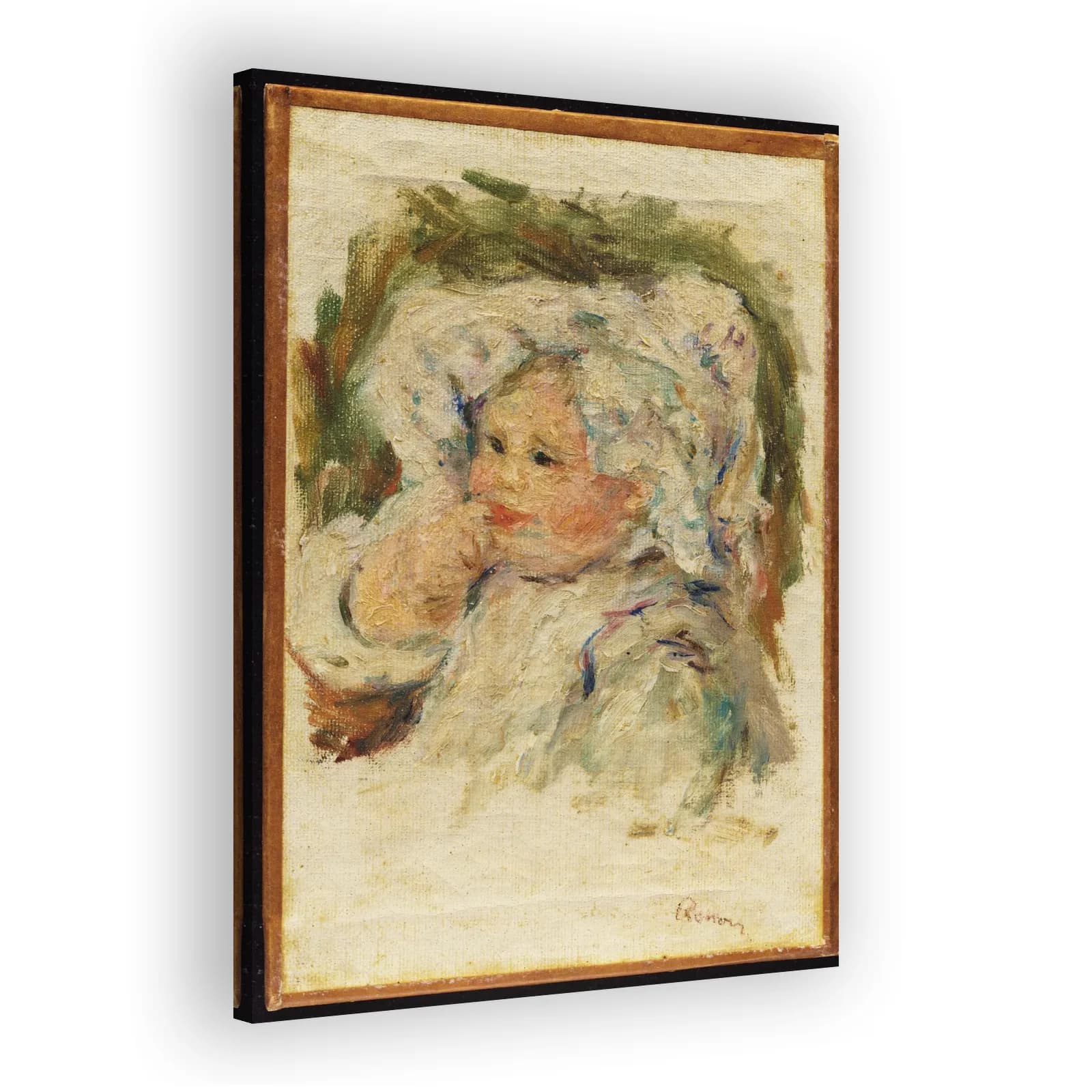 Portrait of a Young Child by Pierre Auguste Renoir - view 2 thumbnail