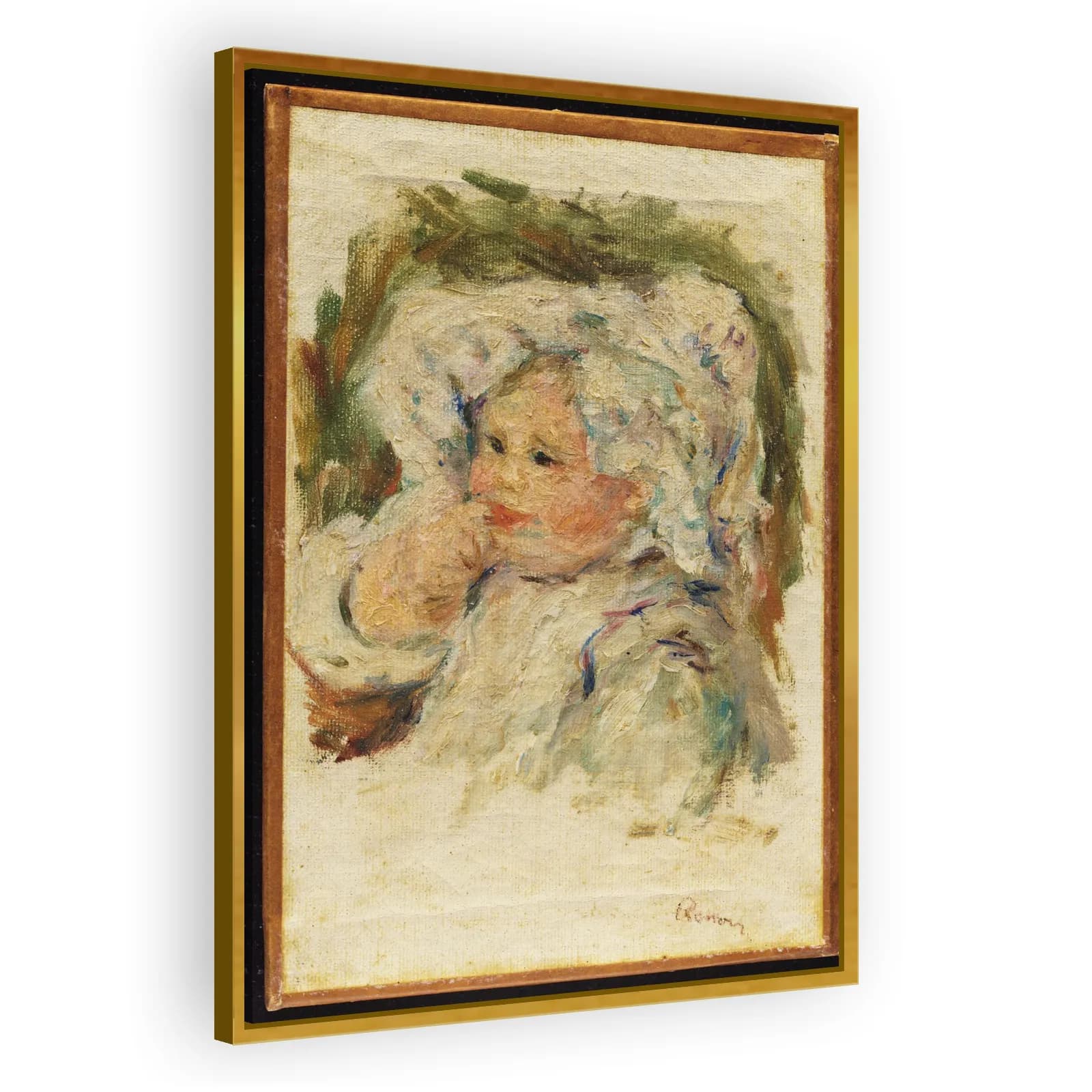 Portrait of a Young Child by Pierre Auguste Renoir - view 3 thumbnail