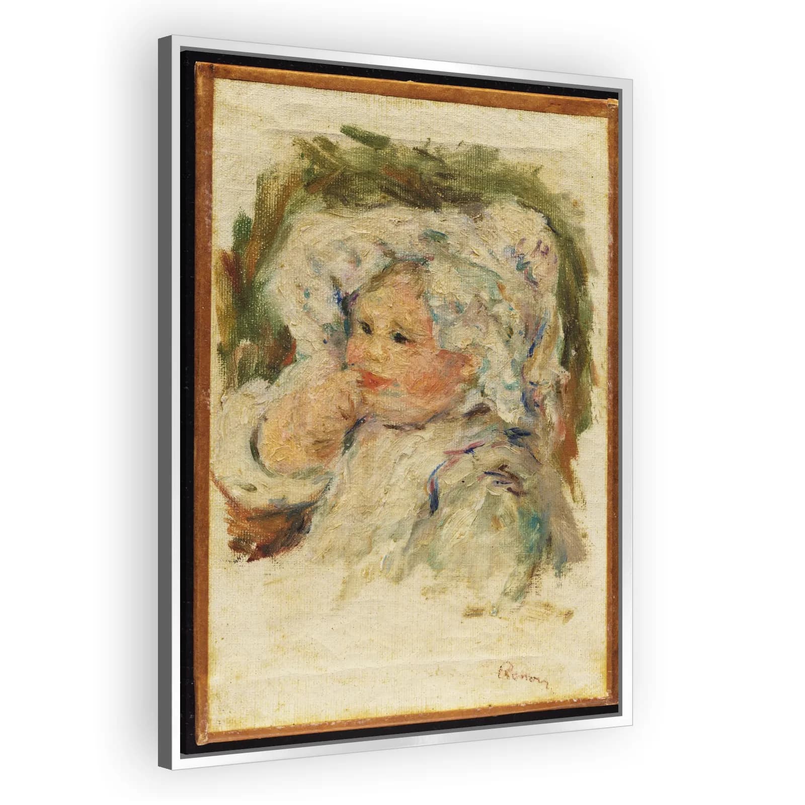 Portrait of a Young Child by Pierre Auguste Renoir - view 4 thumbnail