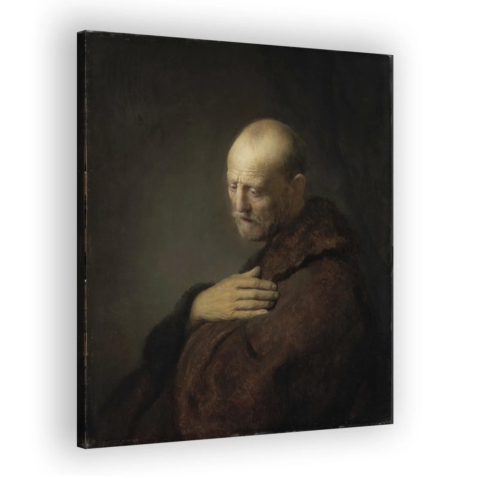 Old Man in Prayer by Rembrandt Van Rijn - view 2 thumbnail