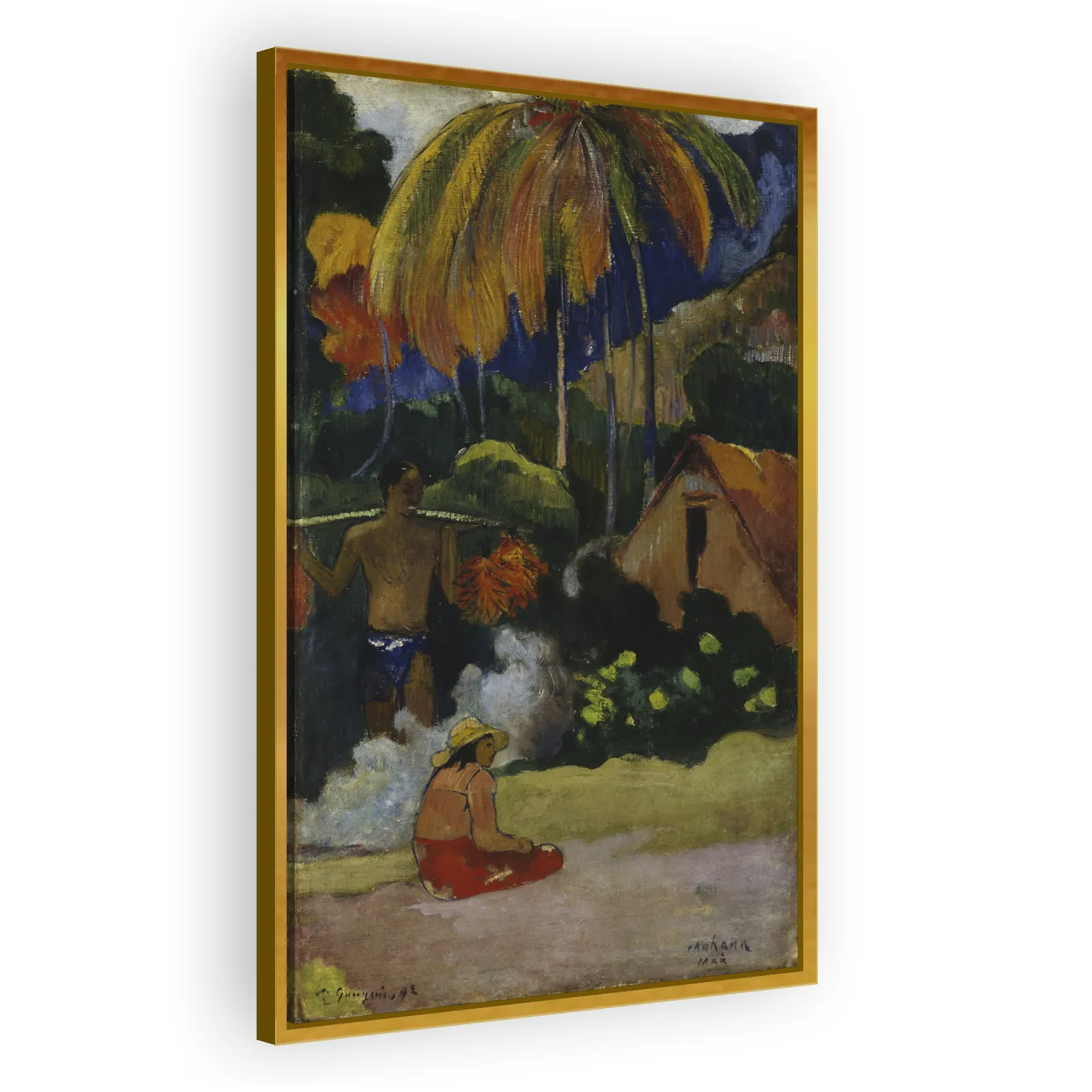 Mahana Maà (II) by Paul Gauguin - view 3 thumbnail