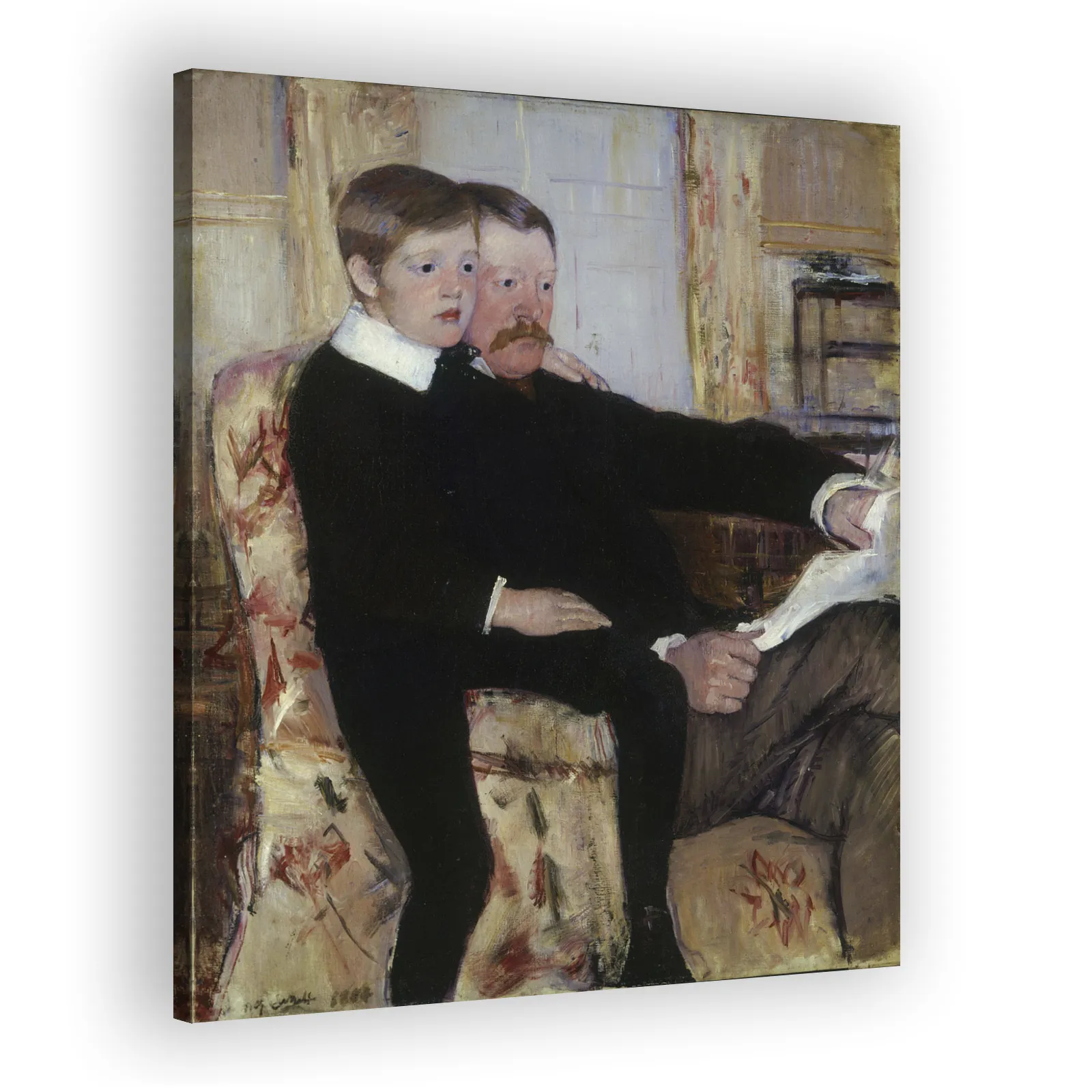 Alexander J. Cassatt and His Son Robert Kelso Cassatt by Mary Cassatt - view 2 thumbnail