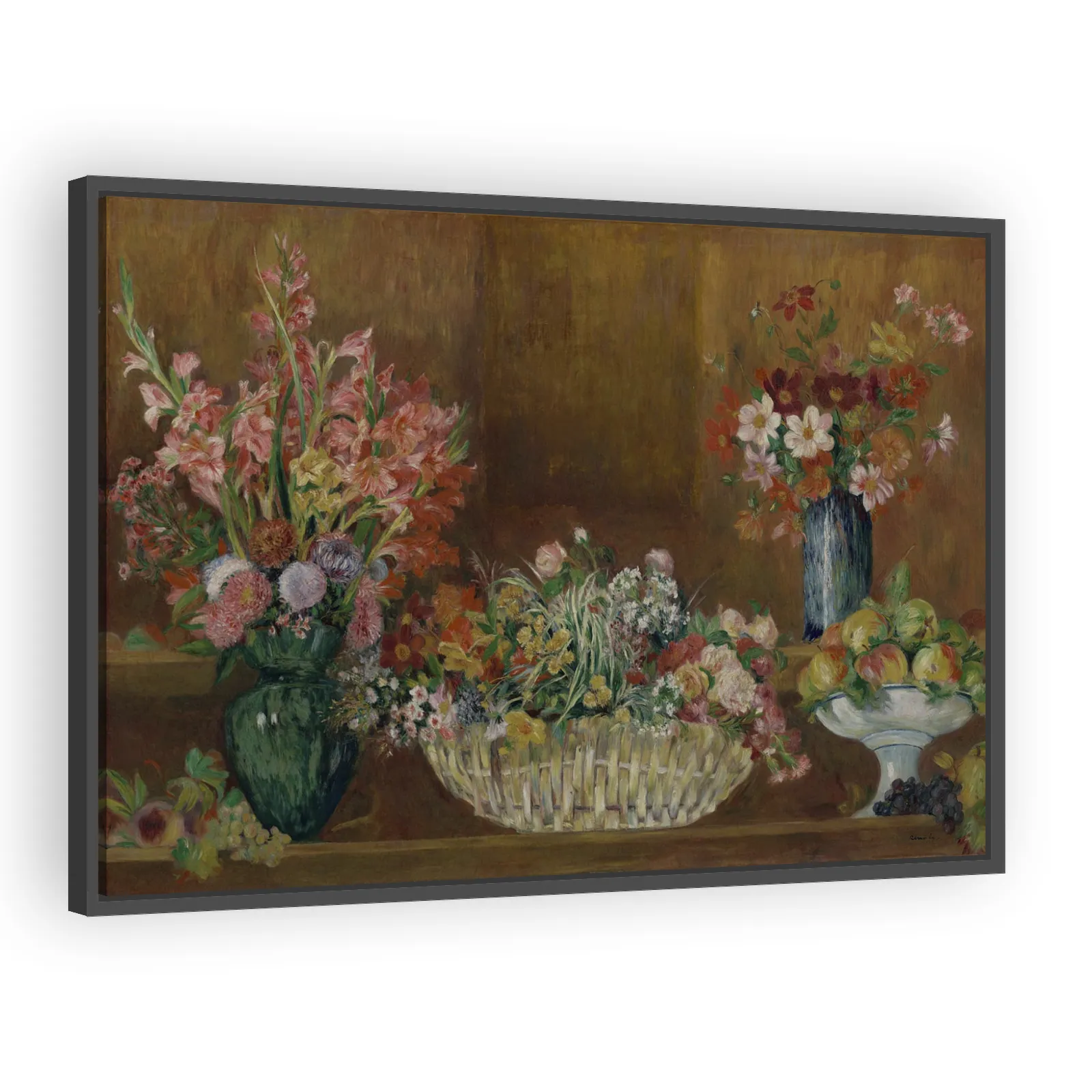 Still Life with Flowers and Fruit by Pierre Auguste Renoir