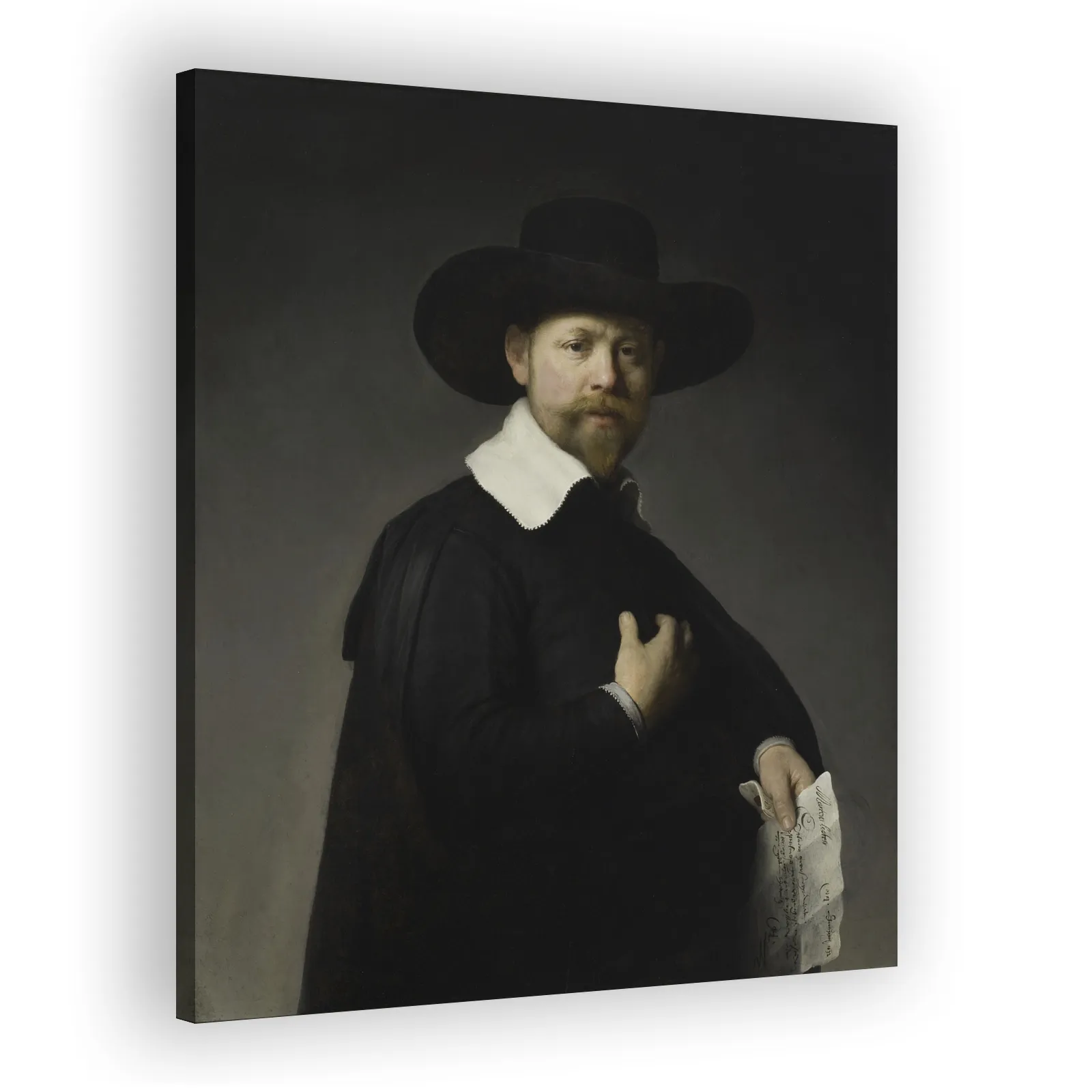 Portrait of Marten Looten by Rembrandt Van Rijn - view 2 thumbnail