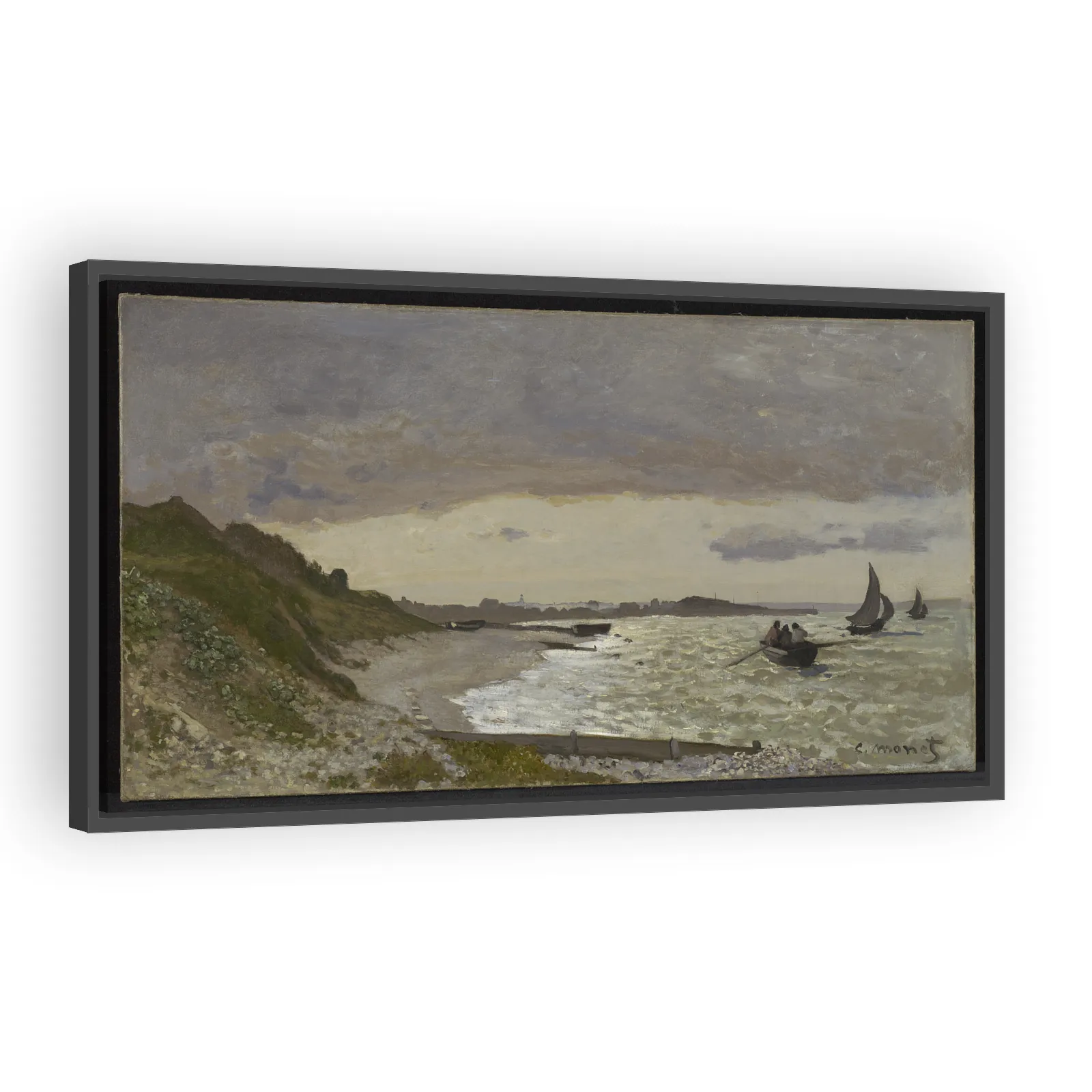 The Seashore at Sainte-Adresse by Claude Monet