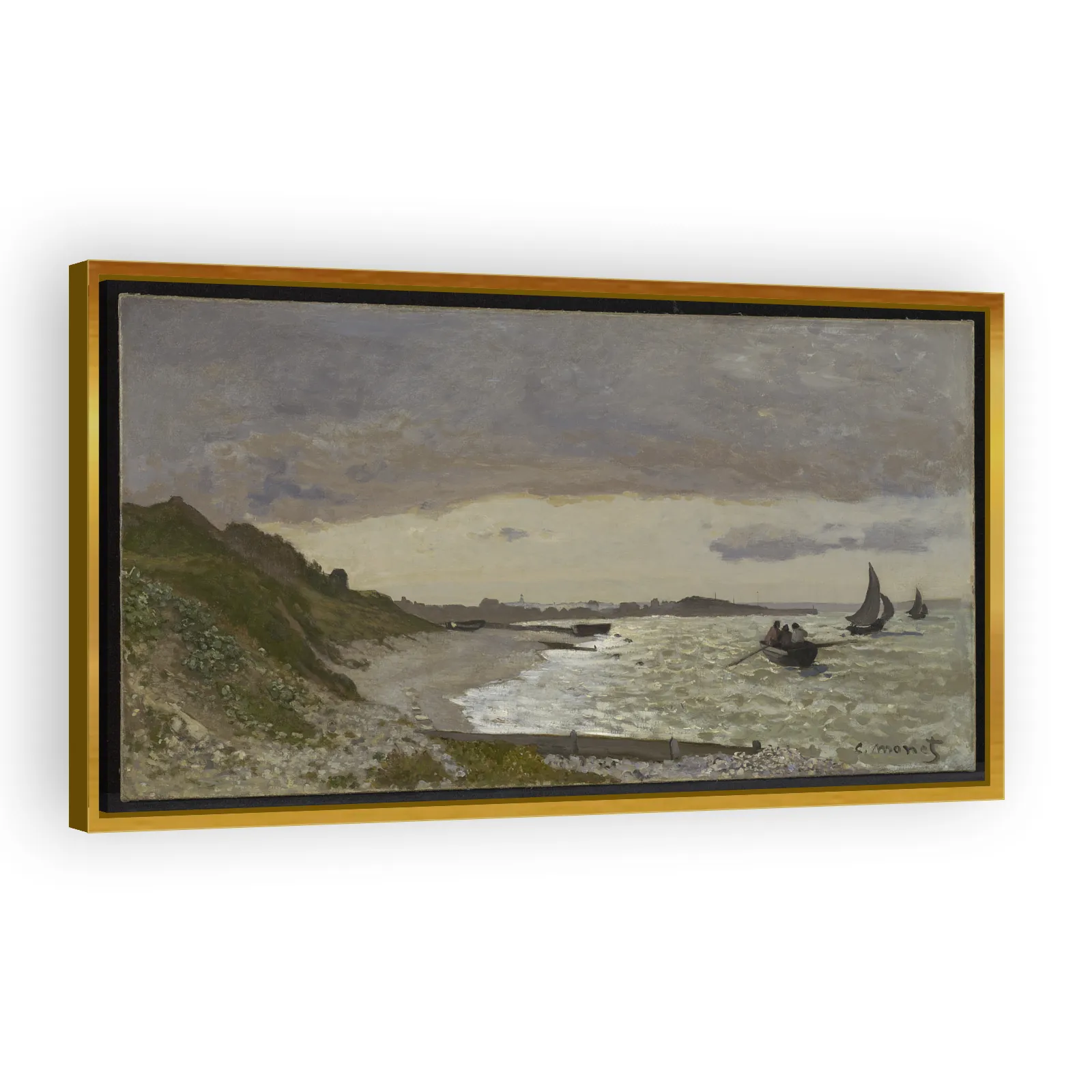 The Seashore at Sainte-Adresse by Claude Monet - view 3 thumbnail