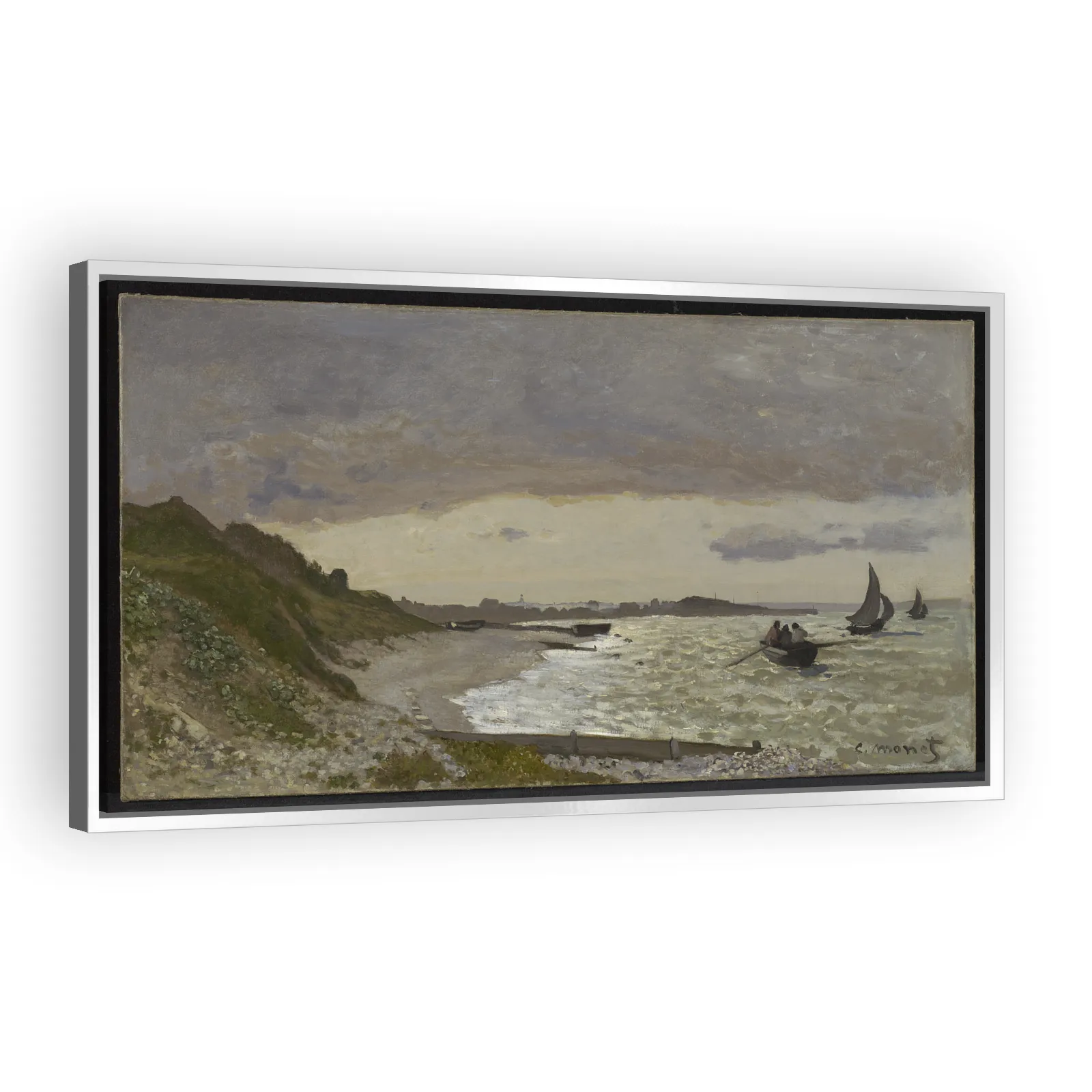 The Seashore at Sainte-Adresse by Claude Monet - view 4 thumbnail