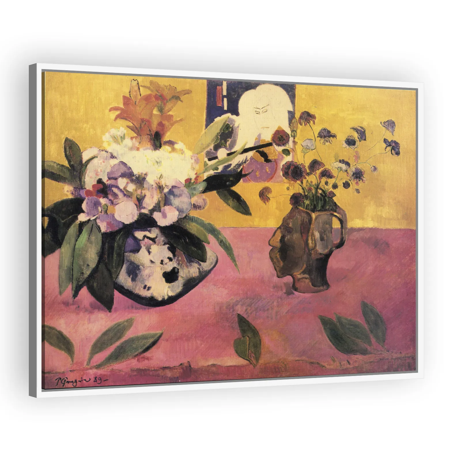 Still Life with Head-Shaped Vase and Japanese Woodcut by Paul Gauguin - view 5 thumbnail