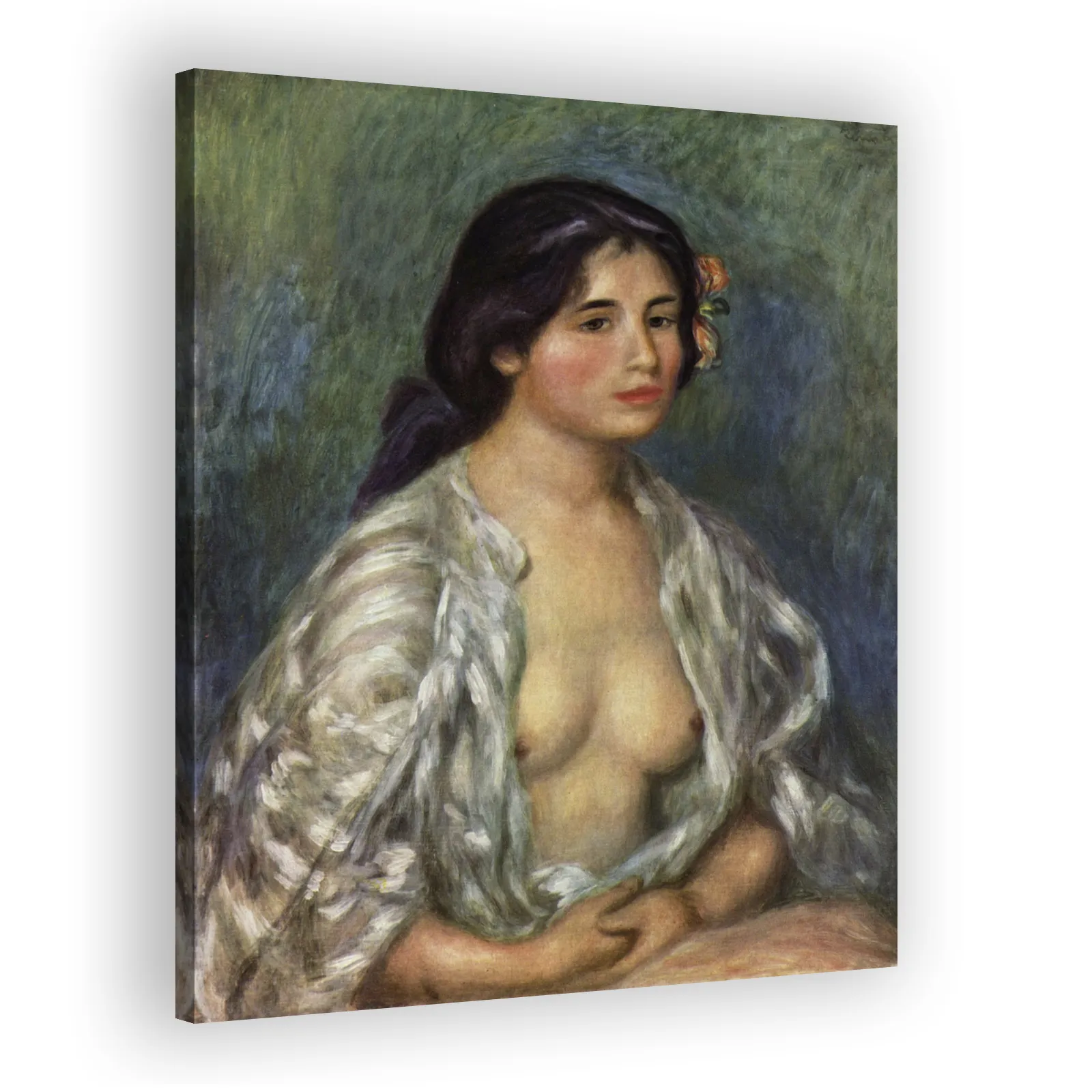Gabrielle with Open Blouse by Pierre Auguste Renoir - view 2 thumbnail