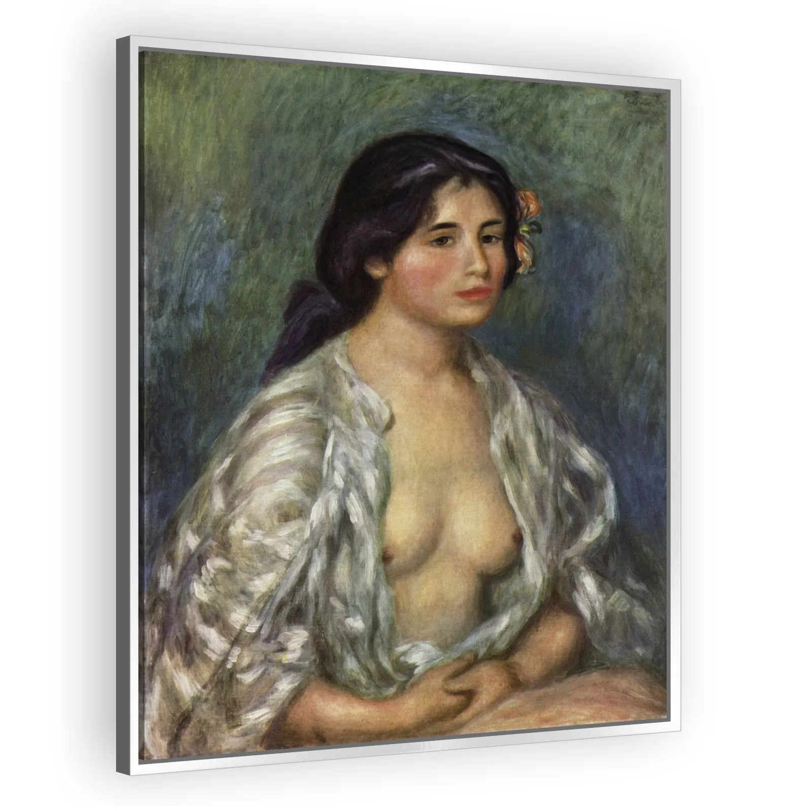 Gabrielle with Open Blouse by Pierre Auguste Renoir - view 4 thumbnail