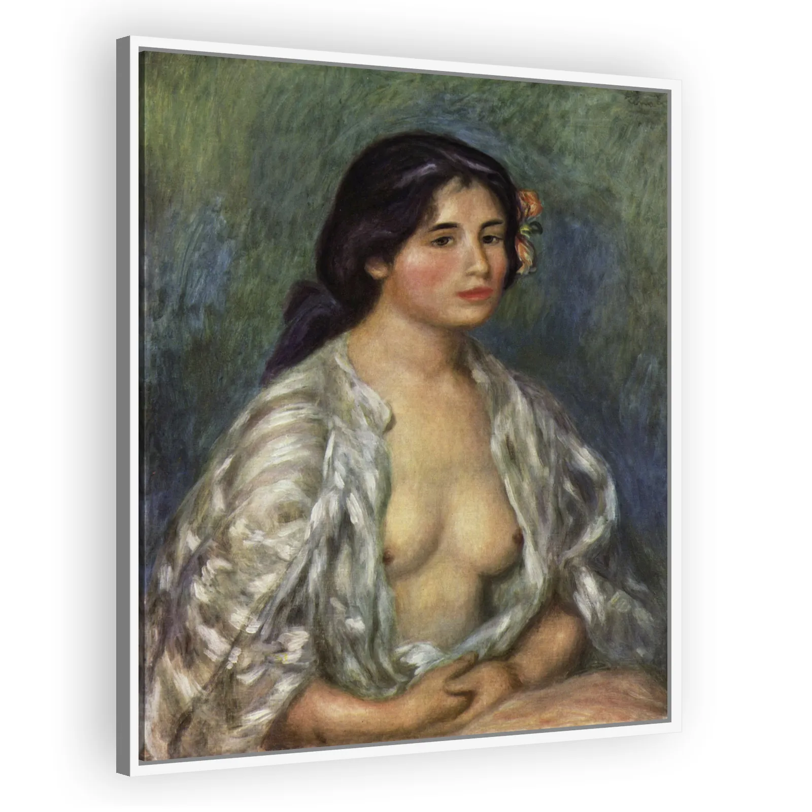 Gabrielle with Open Blouse by Pierre Auguste Renoir - view 5 thumbnail
