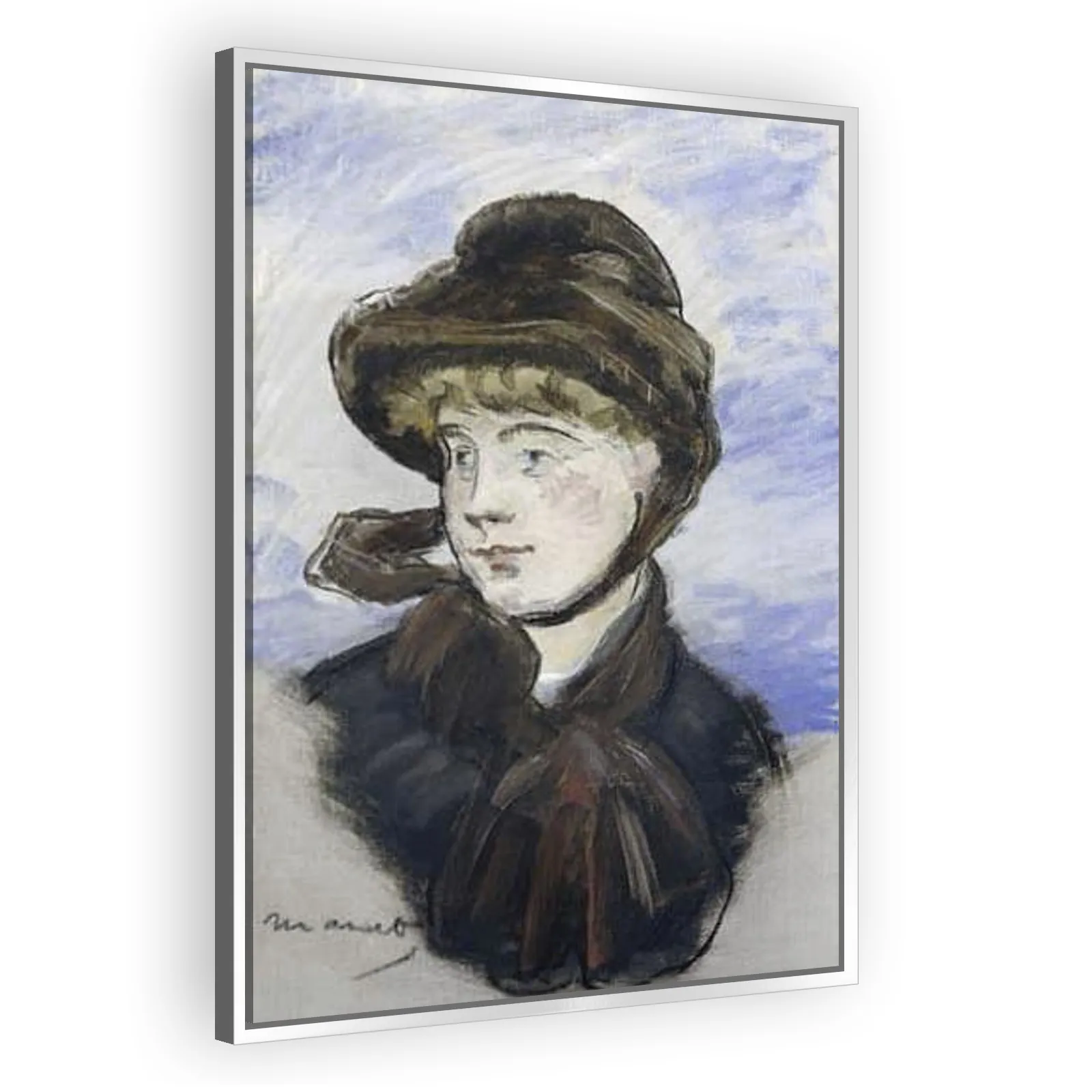 Girl in Brown Hat by Edouard Manet - view 4 thumbnail