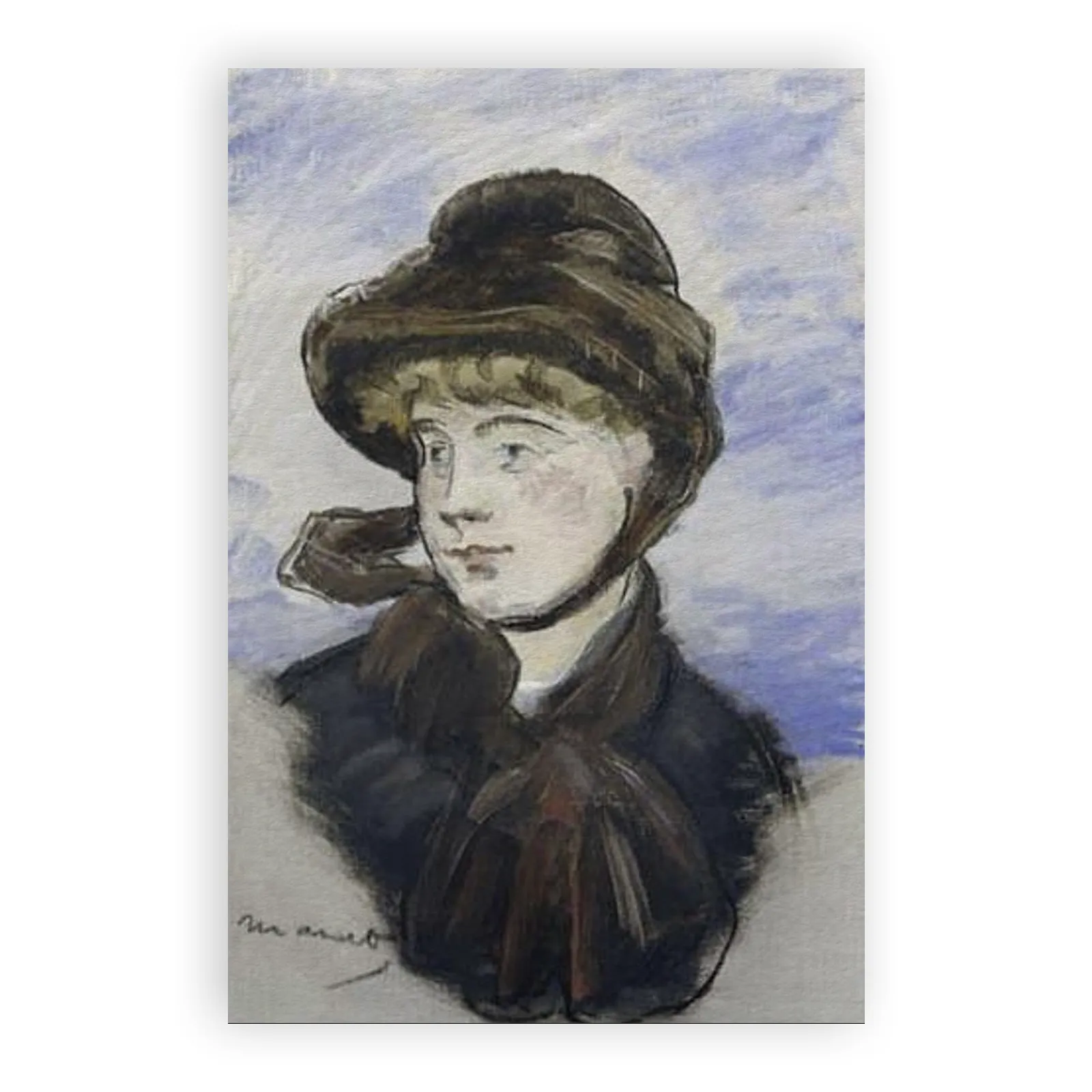 Girl in Brown Hat by Edouard Manet - view 6 thumbnail