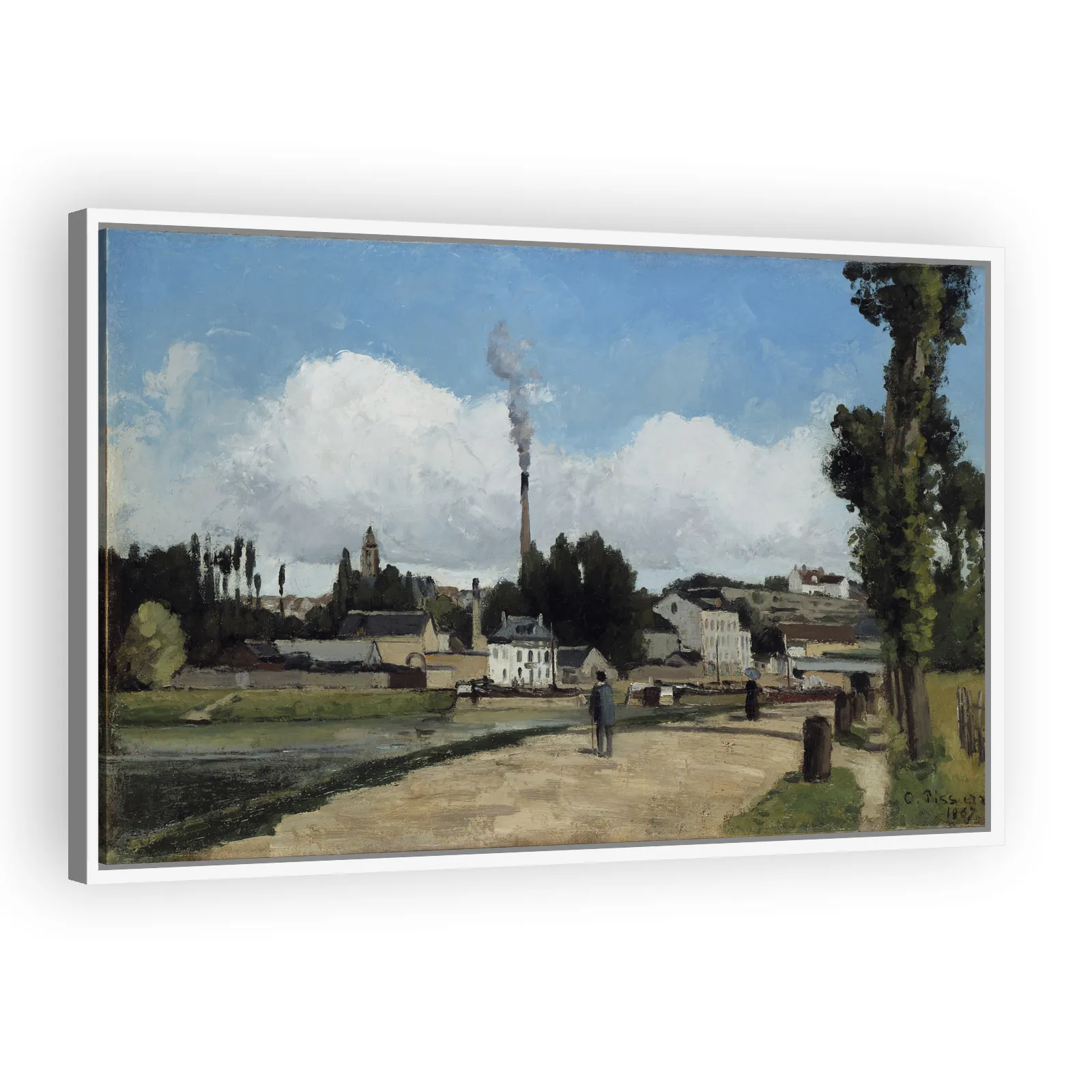 Bords de l'Oise à Pontoise by Camille Pissarro - view 5 thumbnail