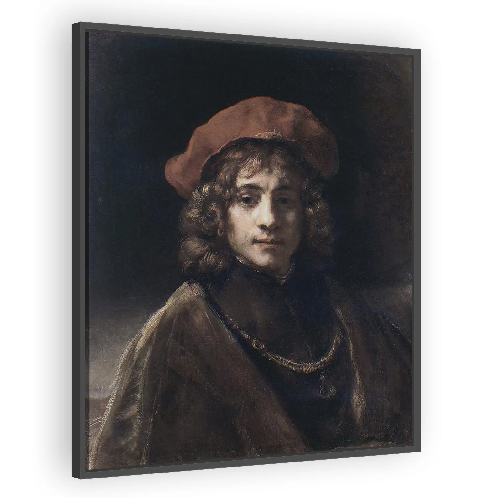 Portrait of Titus van Rijn by Rembrandt Van Rijn