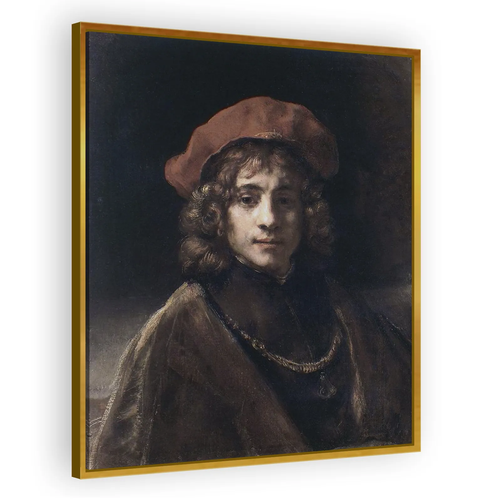 Portrait of Titus van Rijn by Rembrandt Van Rijn - view 3 thumbnail
