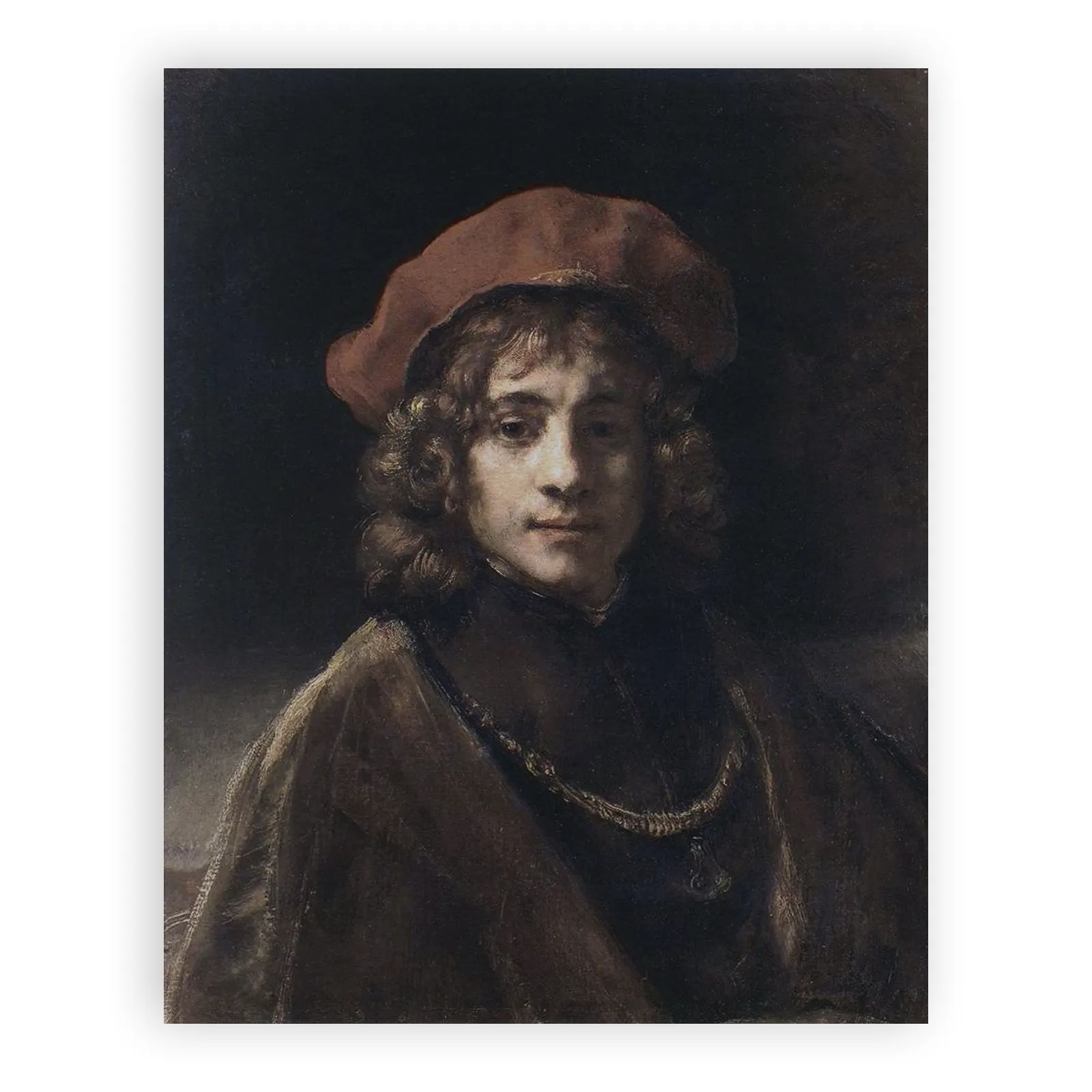 Portrait of Titus van Rijn by Rembrandt Van Rijn - view 6 thumbnail