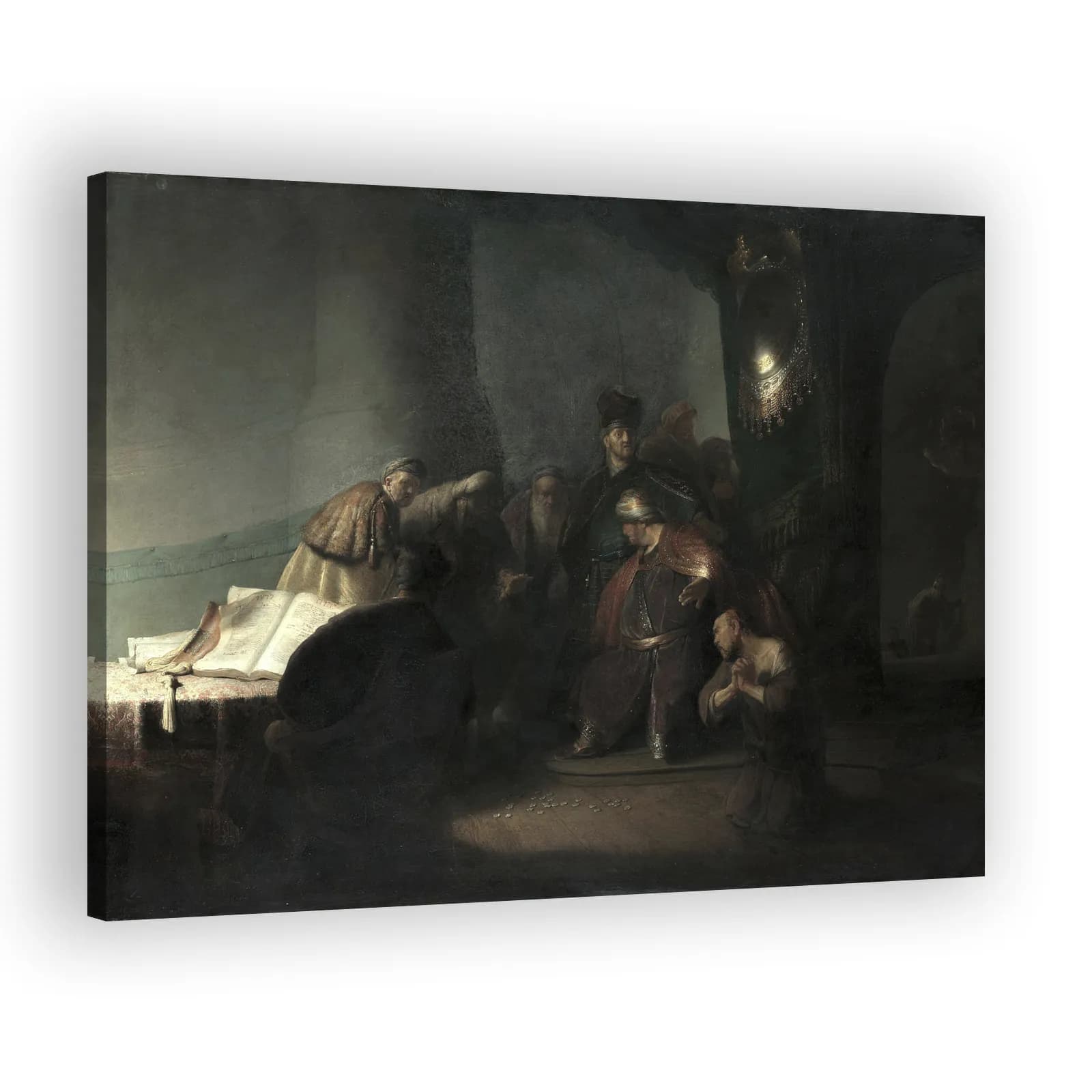 Judas Repentant, Returning the Pieces of Silver by Rembrandt Van Rijn - view 2 thumbnail