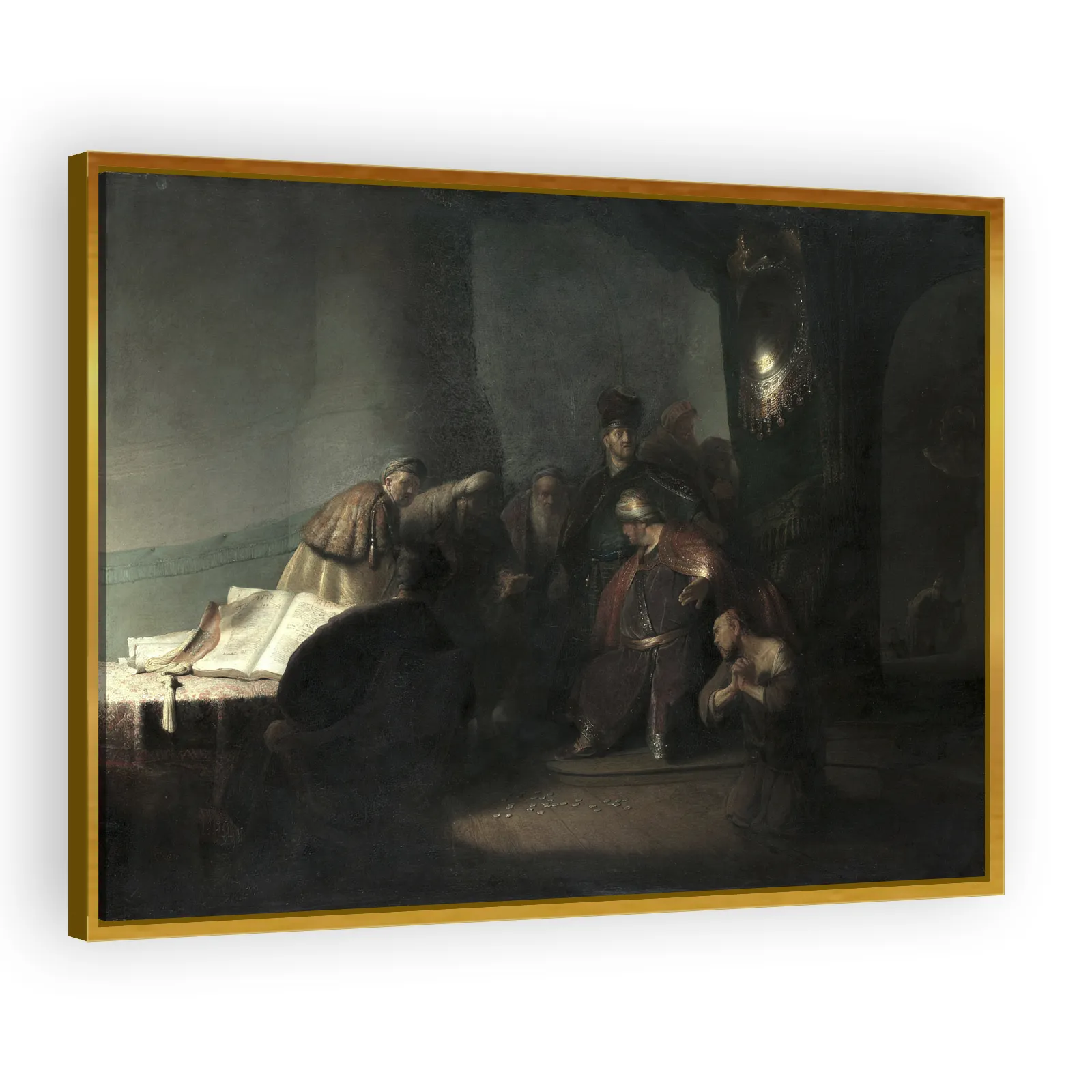 Judas Repentant, Returning the Pieces of Silver by Rembrandt Van Rijn - view 3 thumbnail