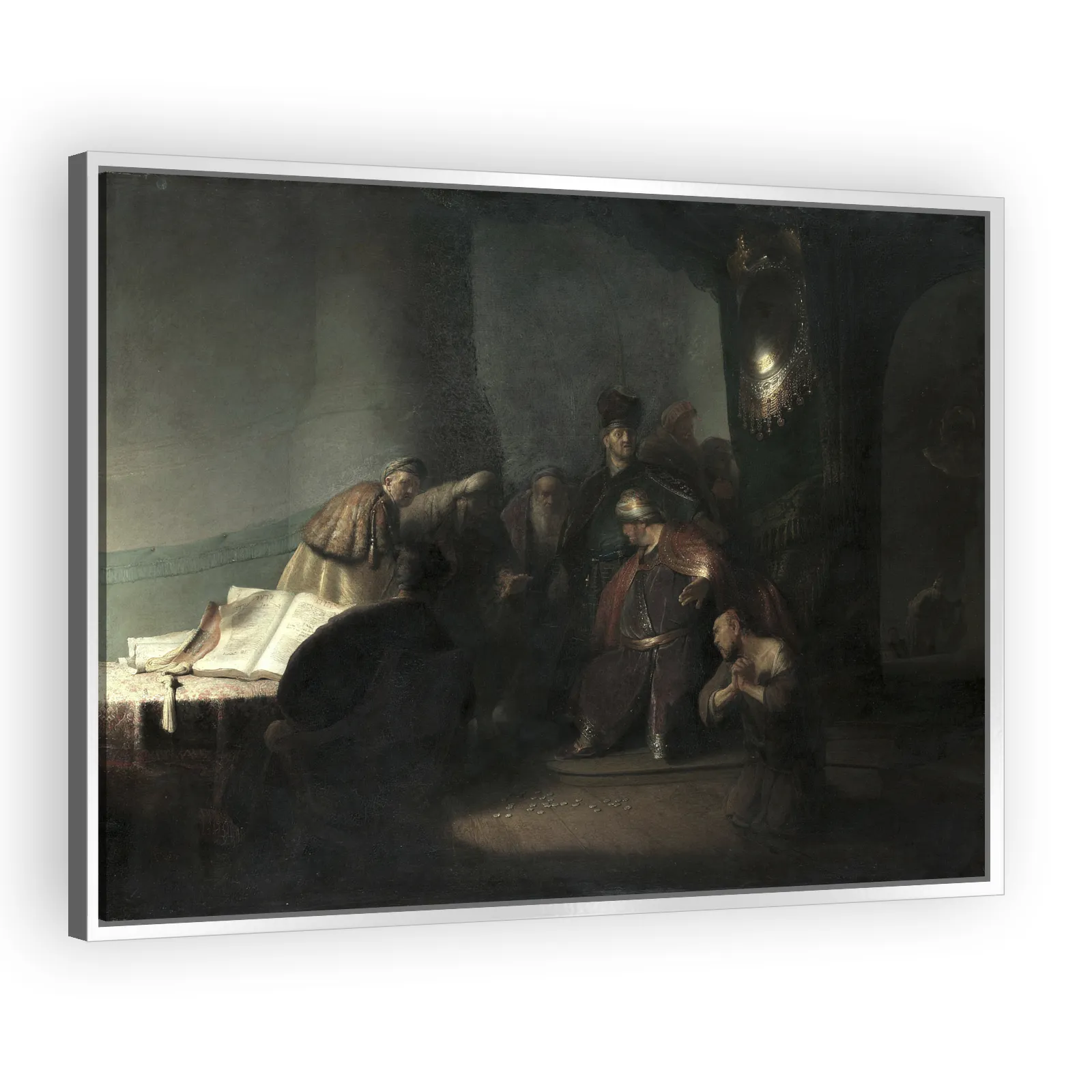 Judas Repentant, Returning the Pieces of Silver by Rembrandt Van Rijn - view 4 thumbnail