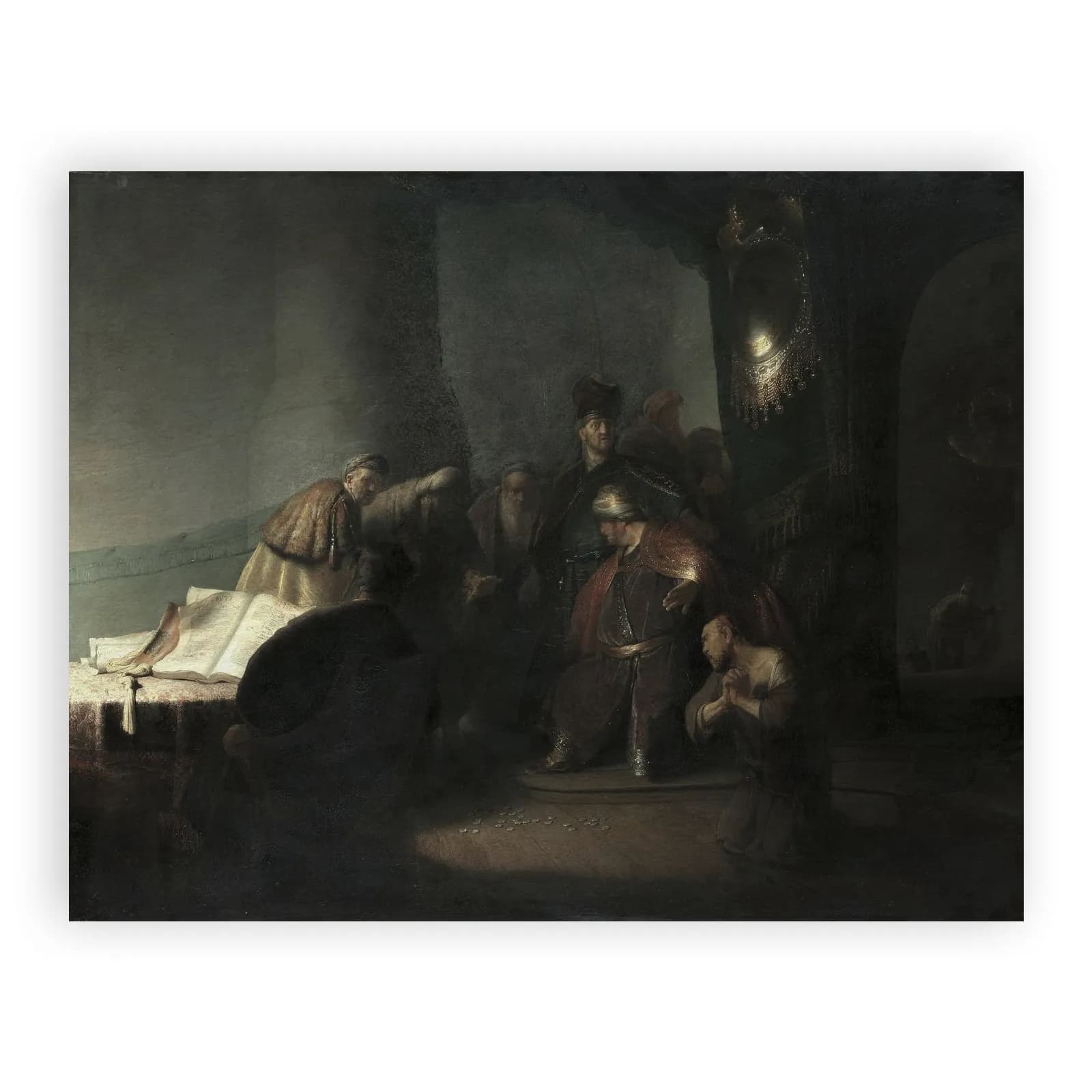 Judas Repentant, Returning the Pieces of Silver by Rembrandt Van Rijn - view 6 thumbnail