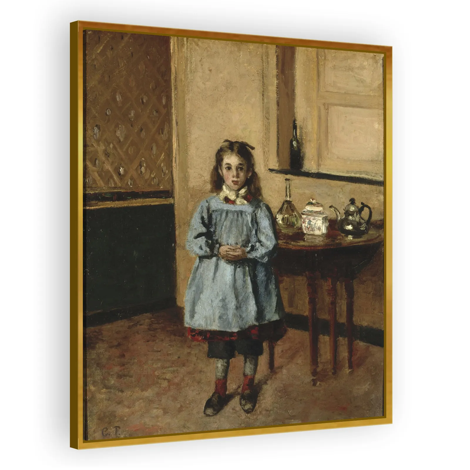 Portrait of Jeanne Pissarro, Called Minette by Camille Pissarro - view 3 thumbnail