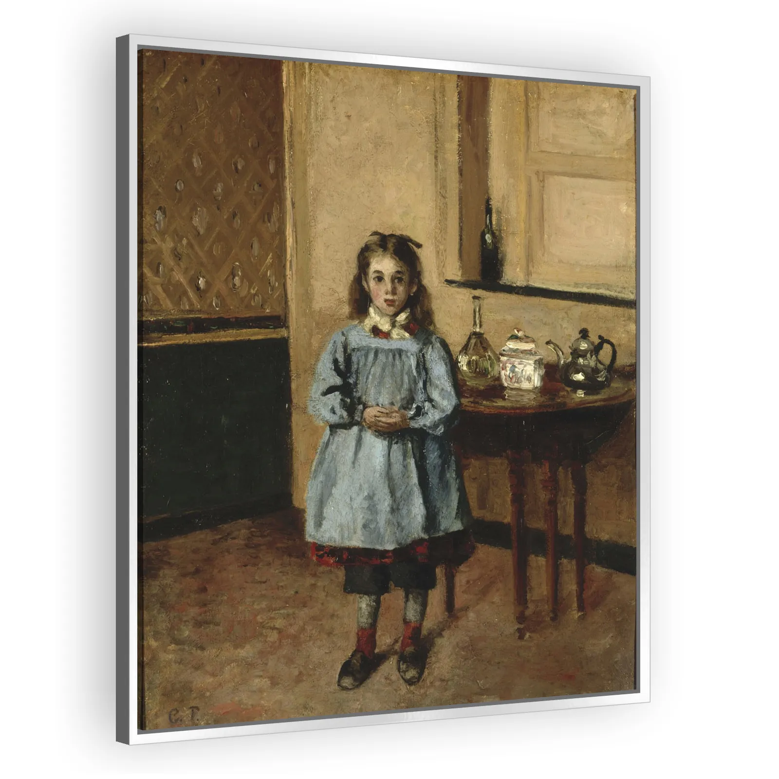 Portrait of Jeanne Pissarro, Called Minette by Camille Pissarro - view 4 thumbnail
