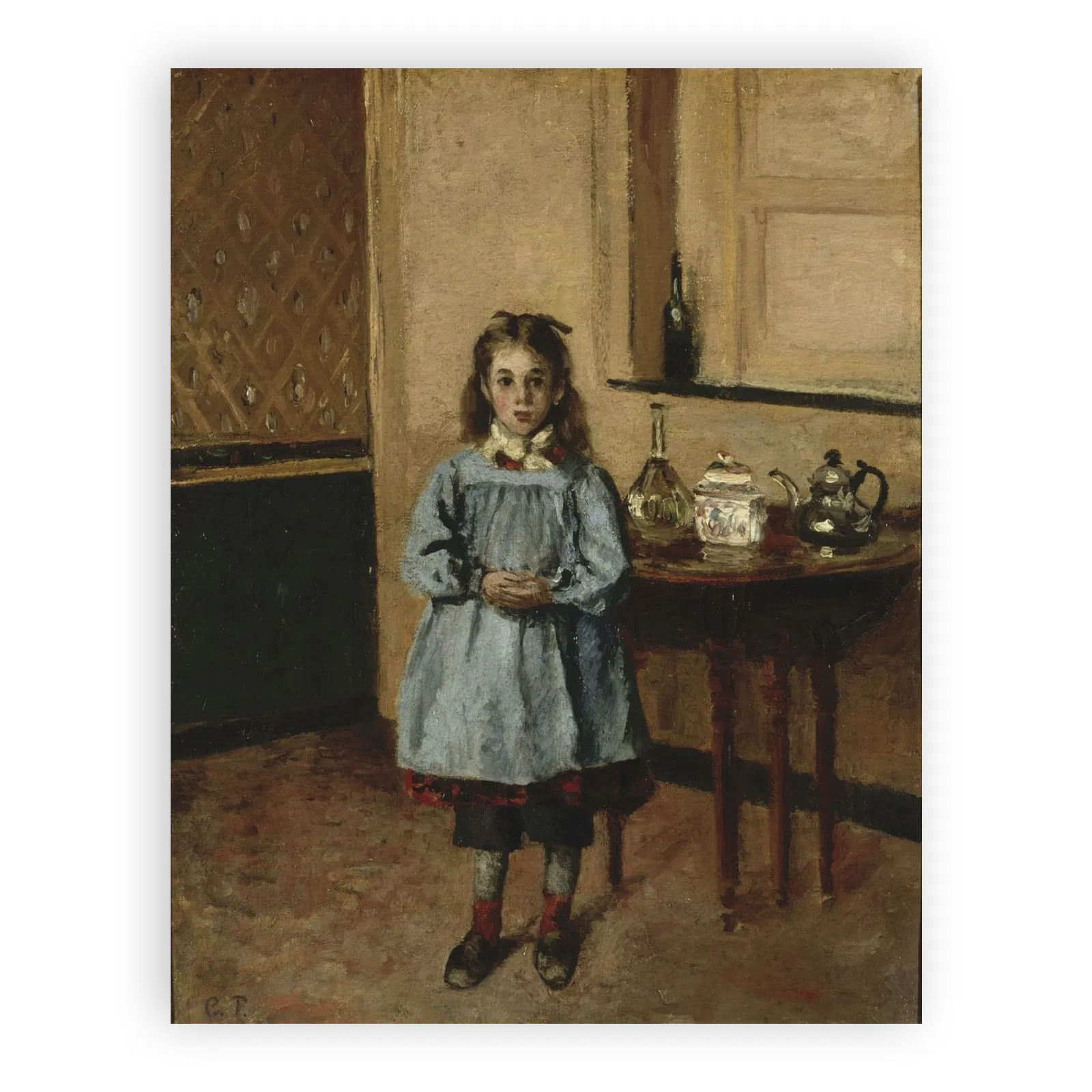 Portrait of Jeanne Pissarro, Called Minette by Camille Pissarro - view 6 thumbnail