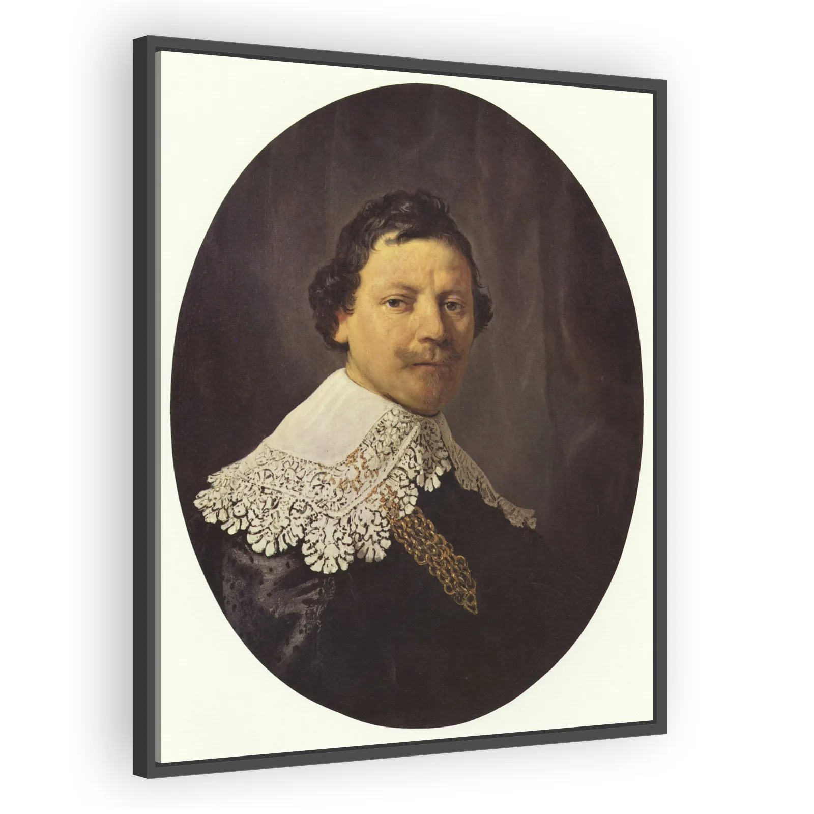 Portrait of Philips Lucasz by Rembrandt Van Rijn