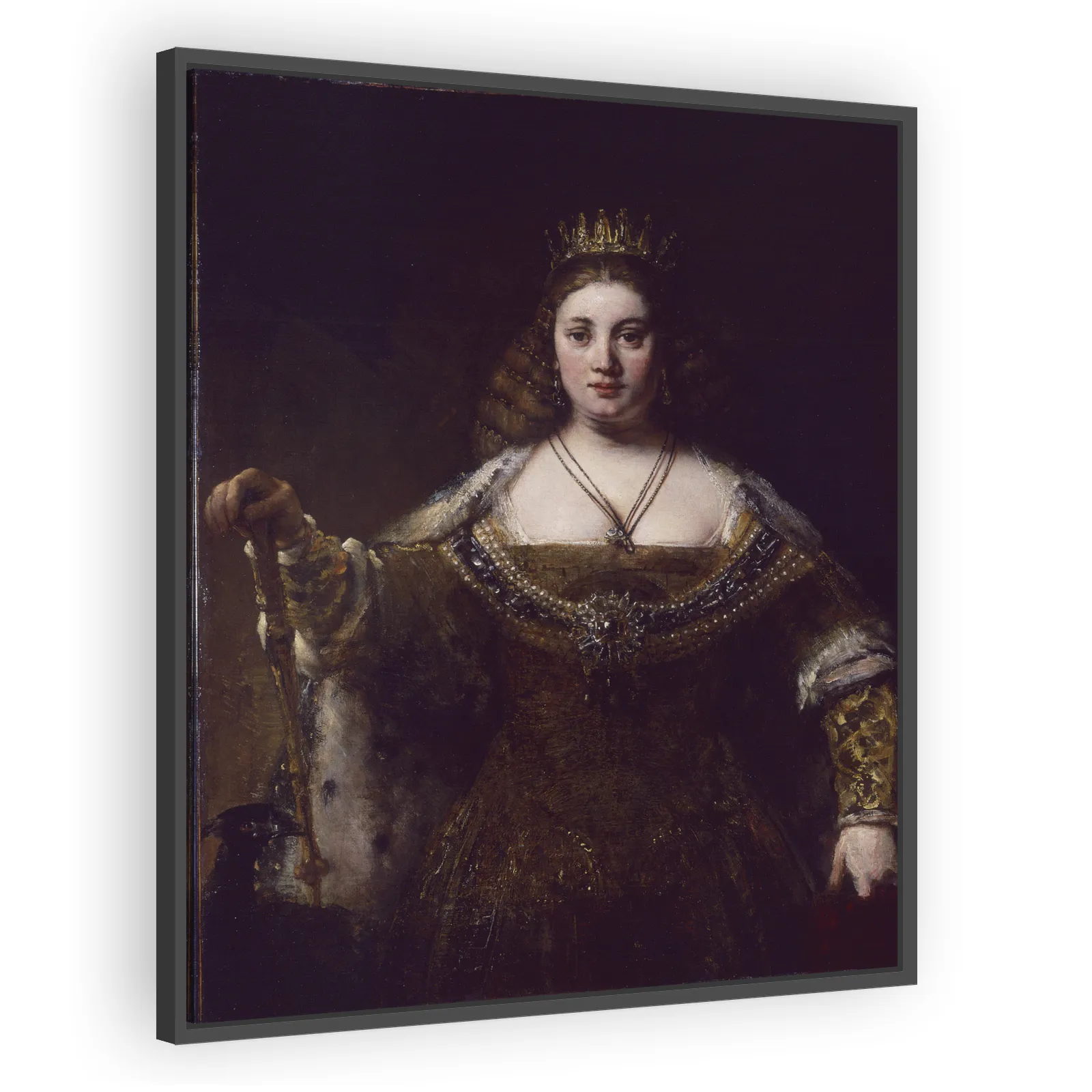 Juno by Rembrandt Van Rijn