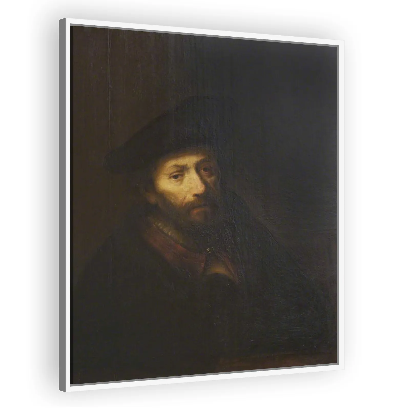 Bust of a Man with Beard and Beret by Rembrandt Van Rijn - view 5 thumbnail
