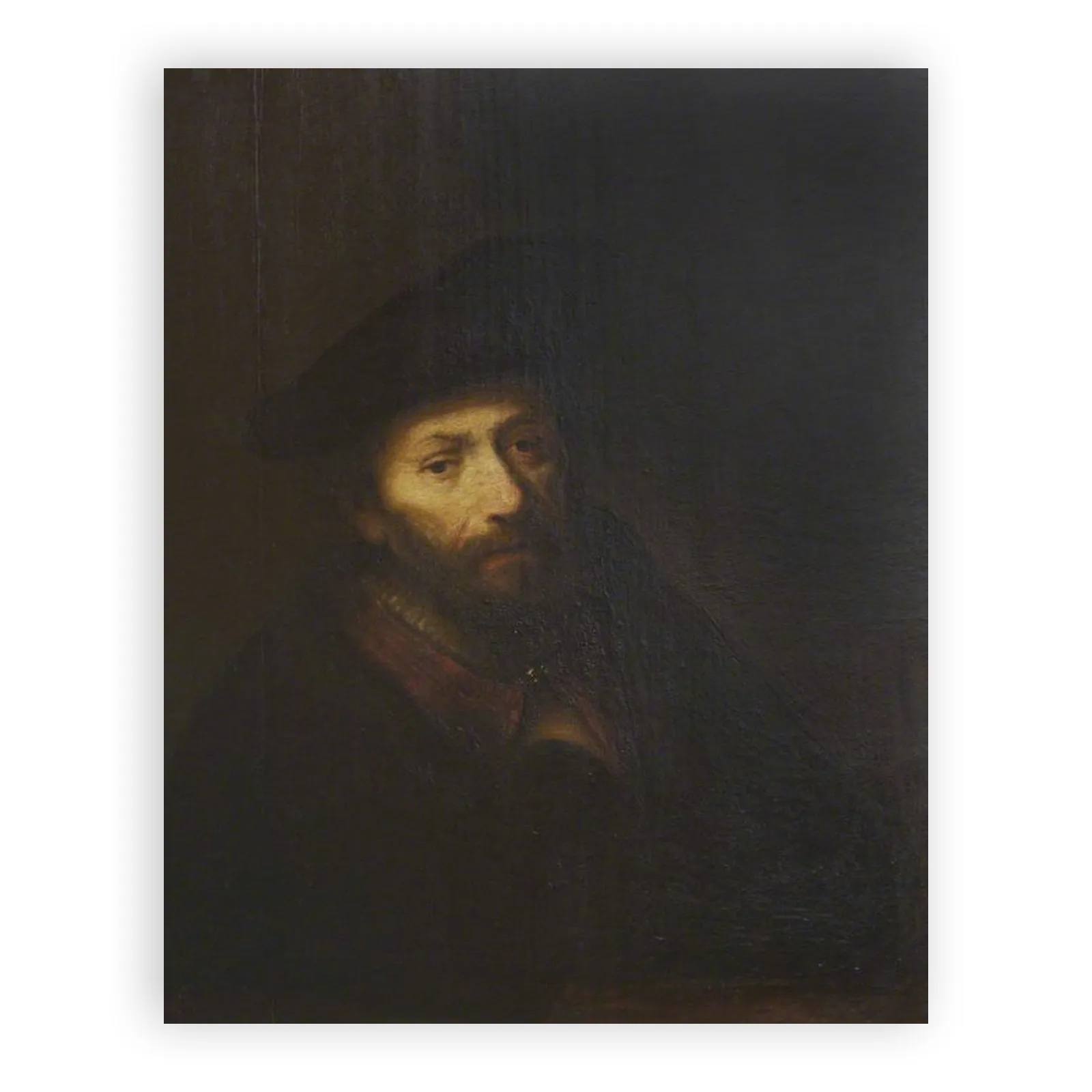 Bust of a Man with Beard and Beret by Rembrandt Van Rijn - view 6 thumbnail